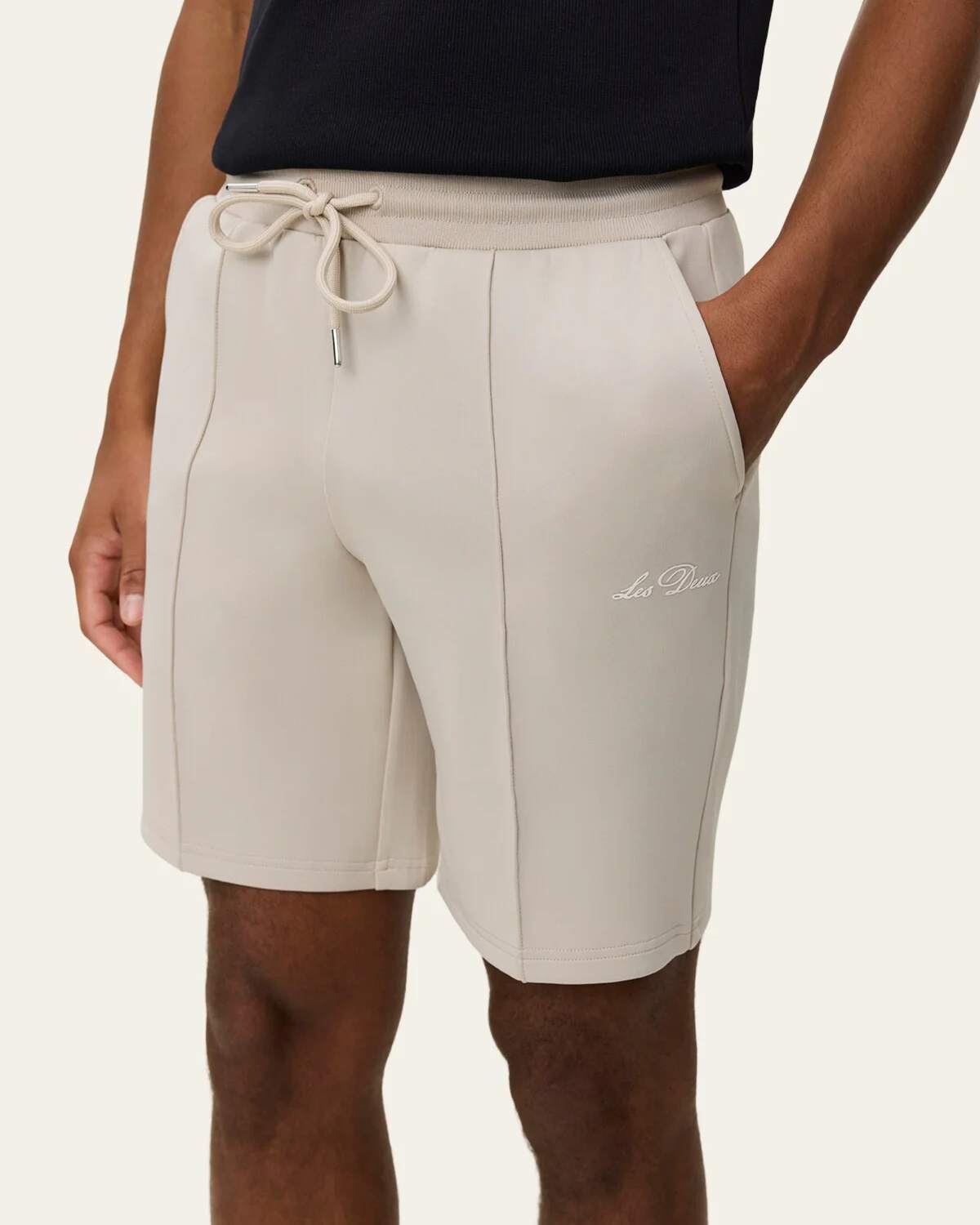 Ballier Crew Track Shorts - Light Sand