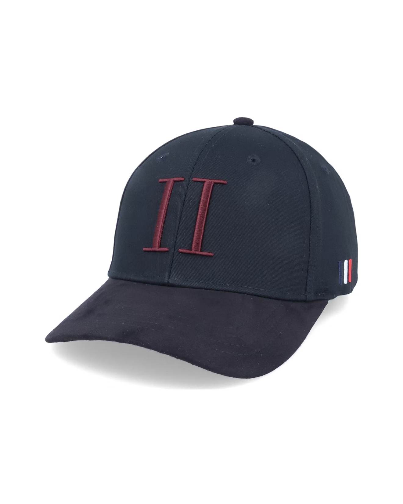 Baseball Cap Suede II Keps - Black/Dark Burgundy