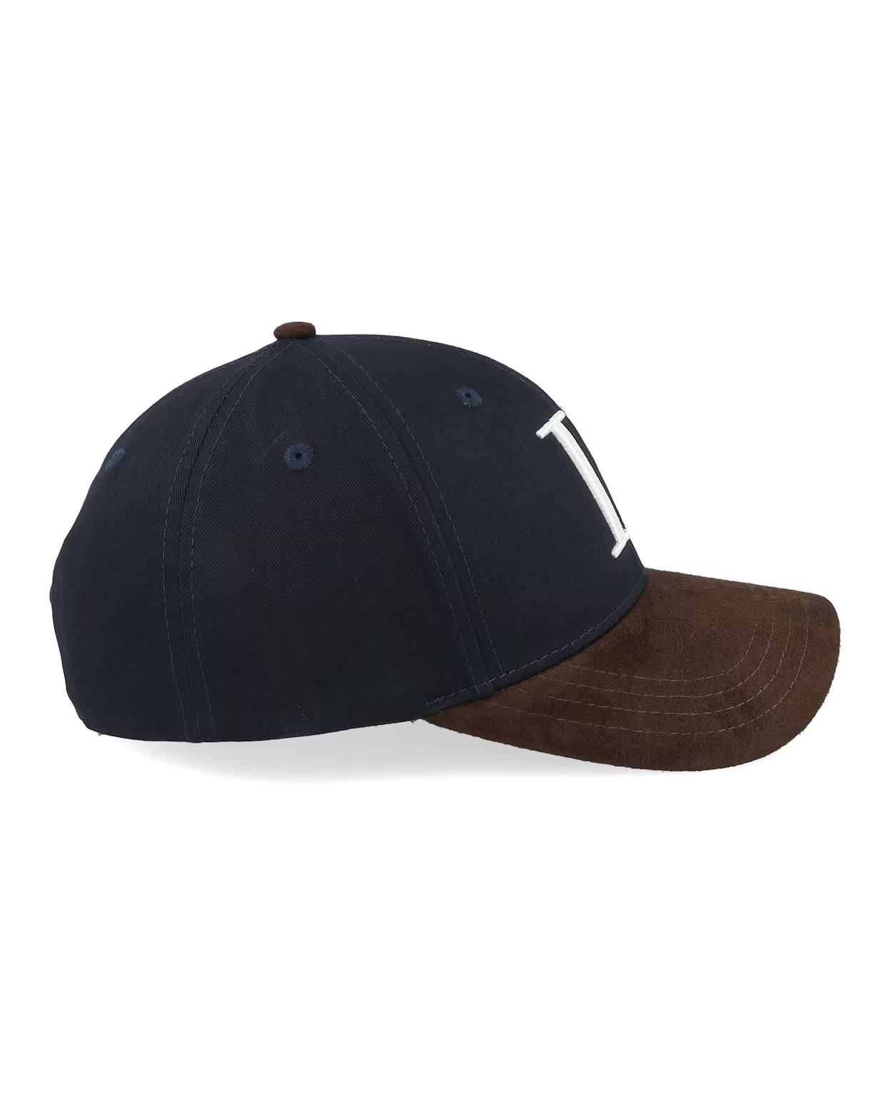 Baseball Cap Contrast Suede Keps