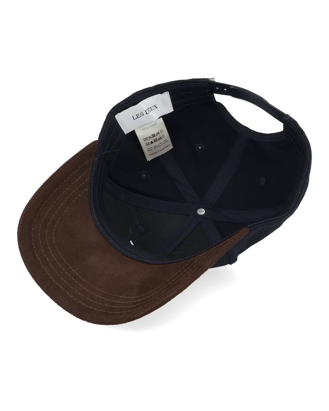 Baseball Cap Contrast Suede Keps
