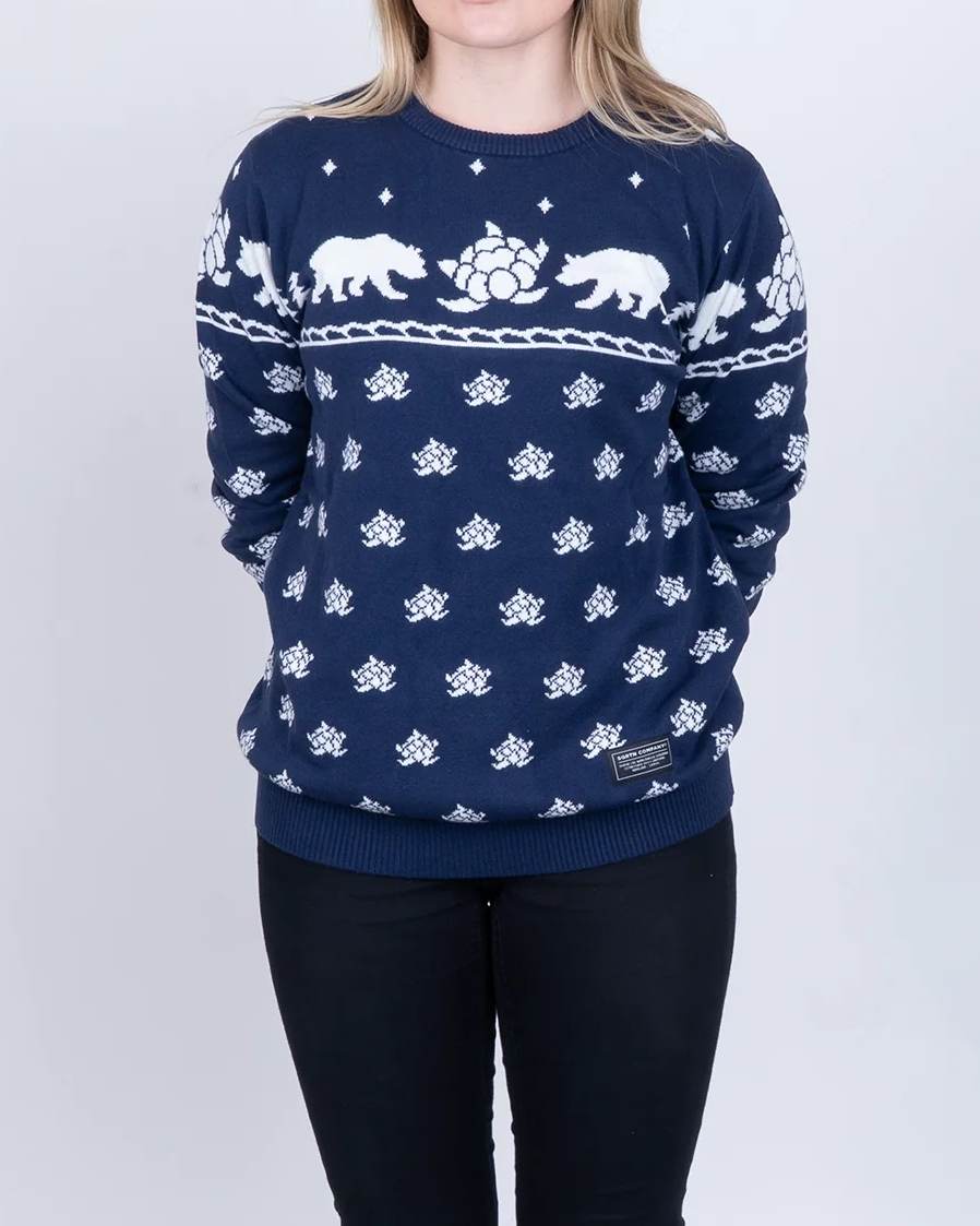 Bear Knitted Crewneck Tröja