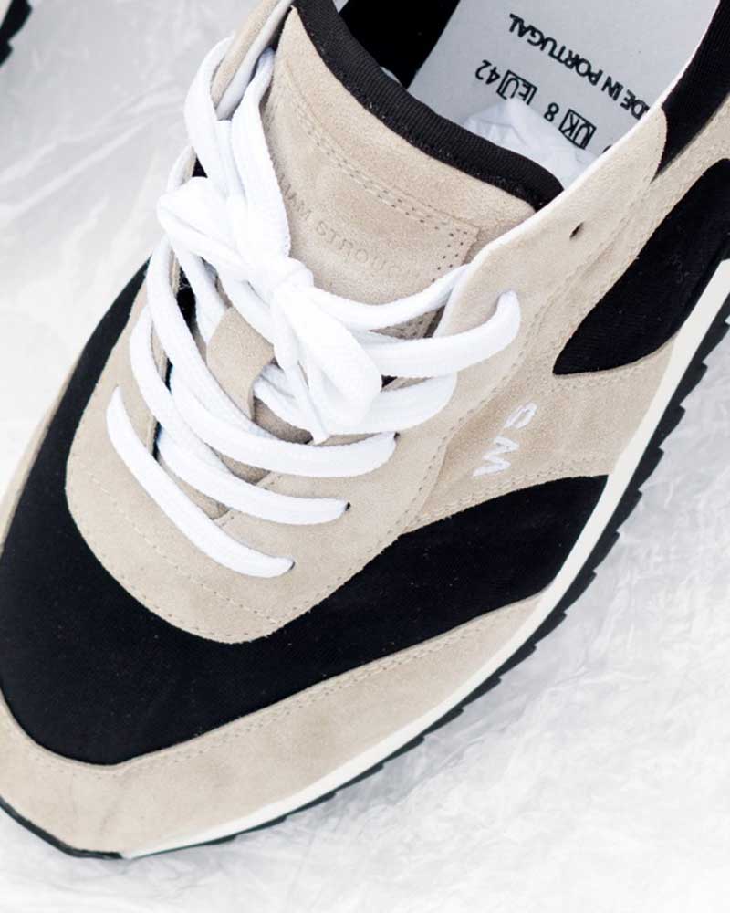 Beige x Black Sneakers