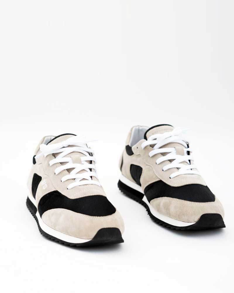 Beige x Black Sneakers