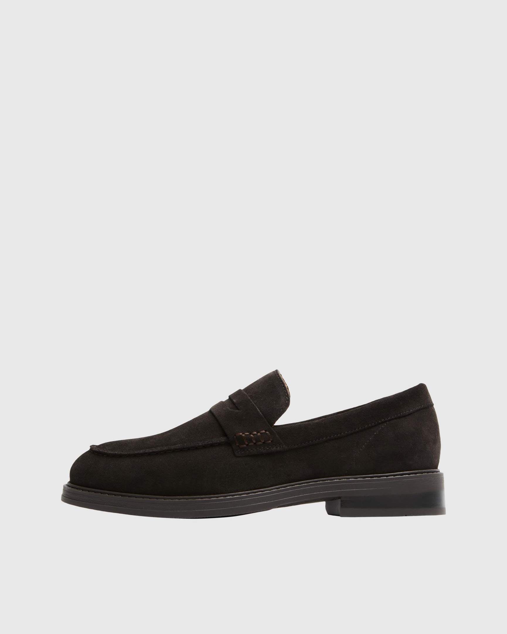 Blake Suede Penny Loafers