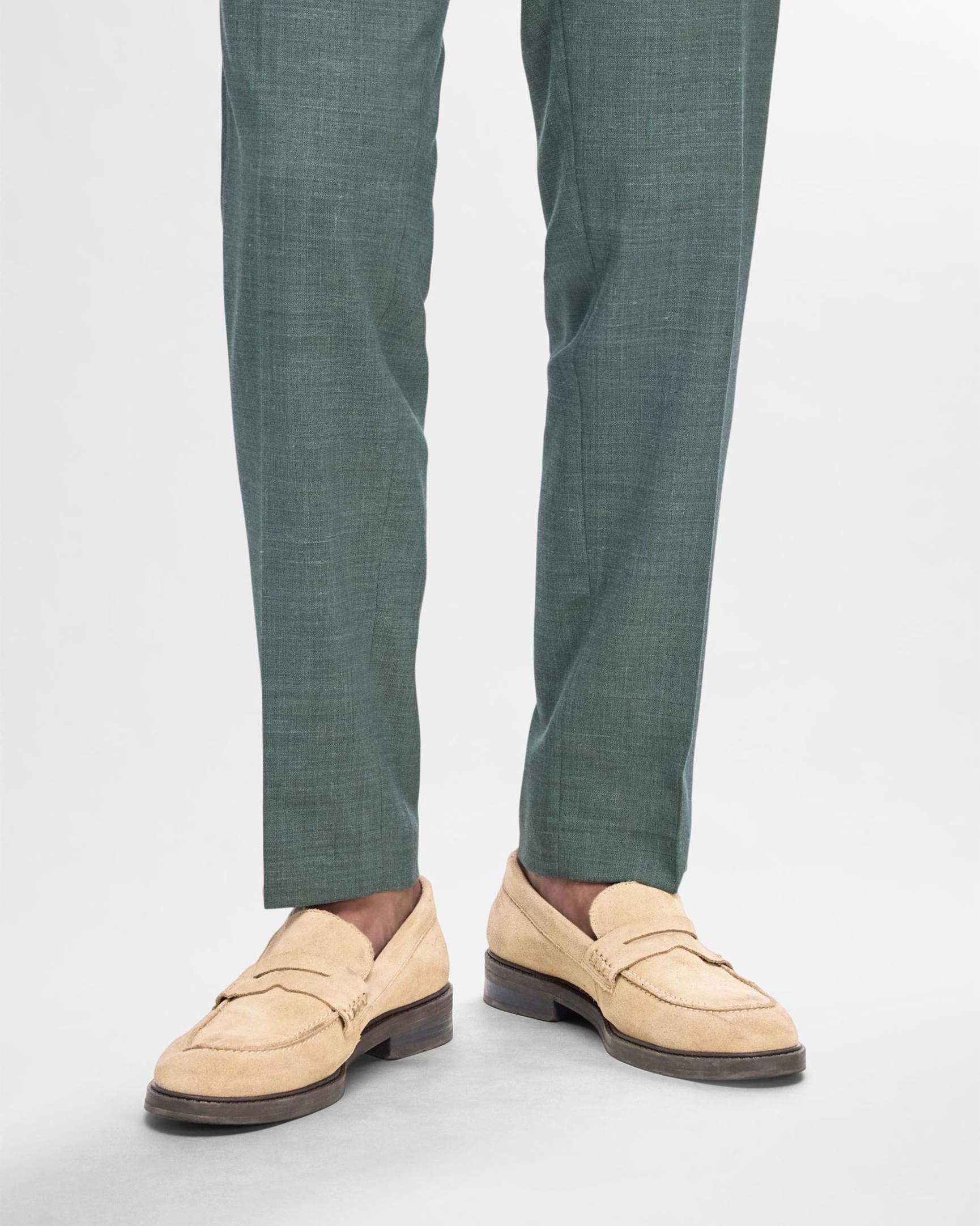 Blake Suede Penny Loafers