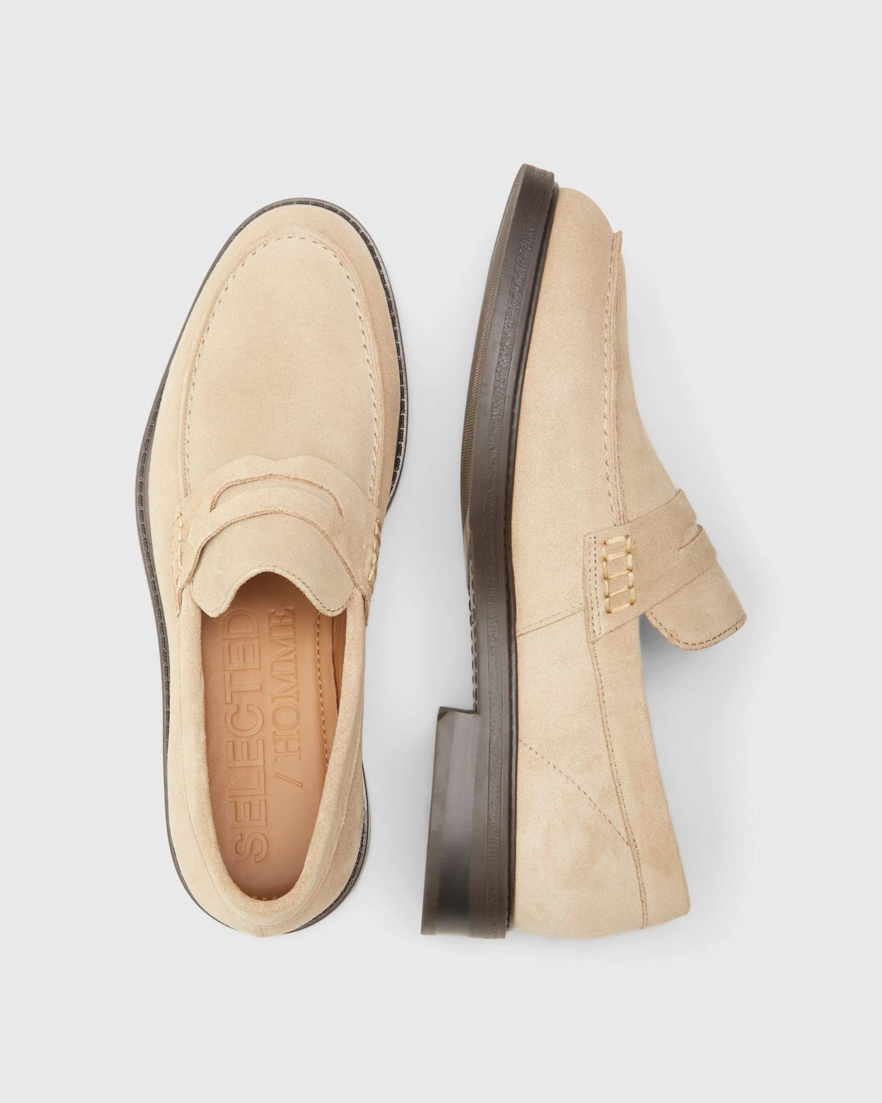 Blake Suede Penny Loafers