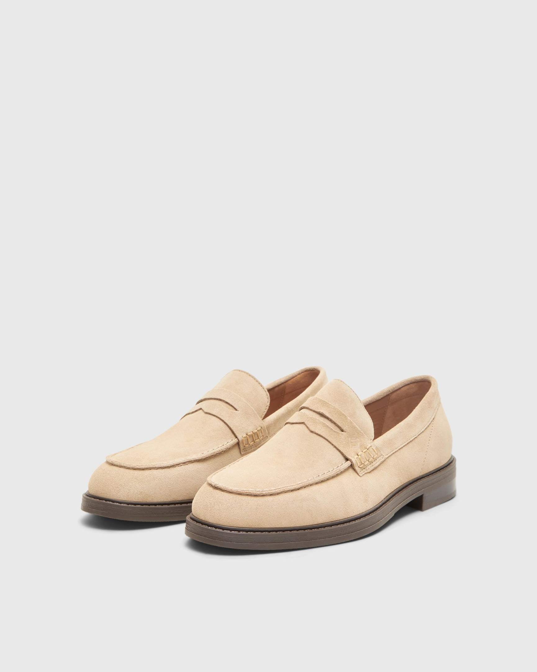 Blake Suede Penny Loafers