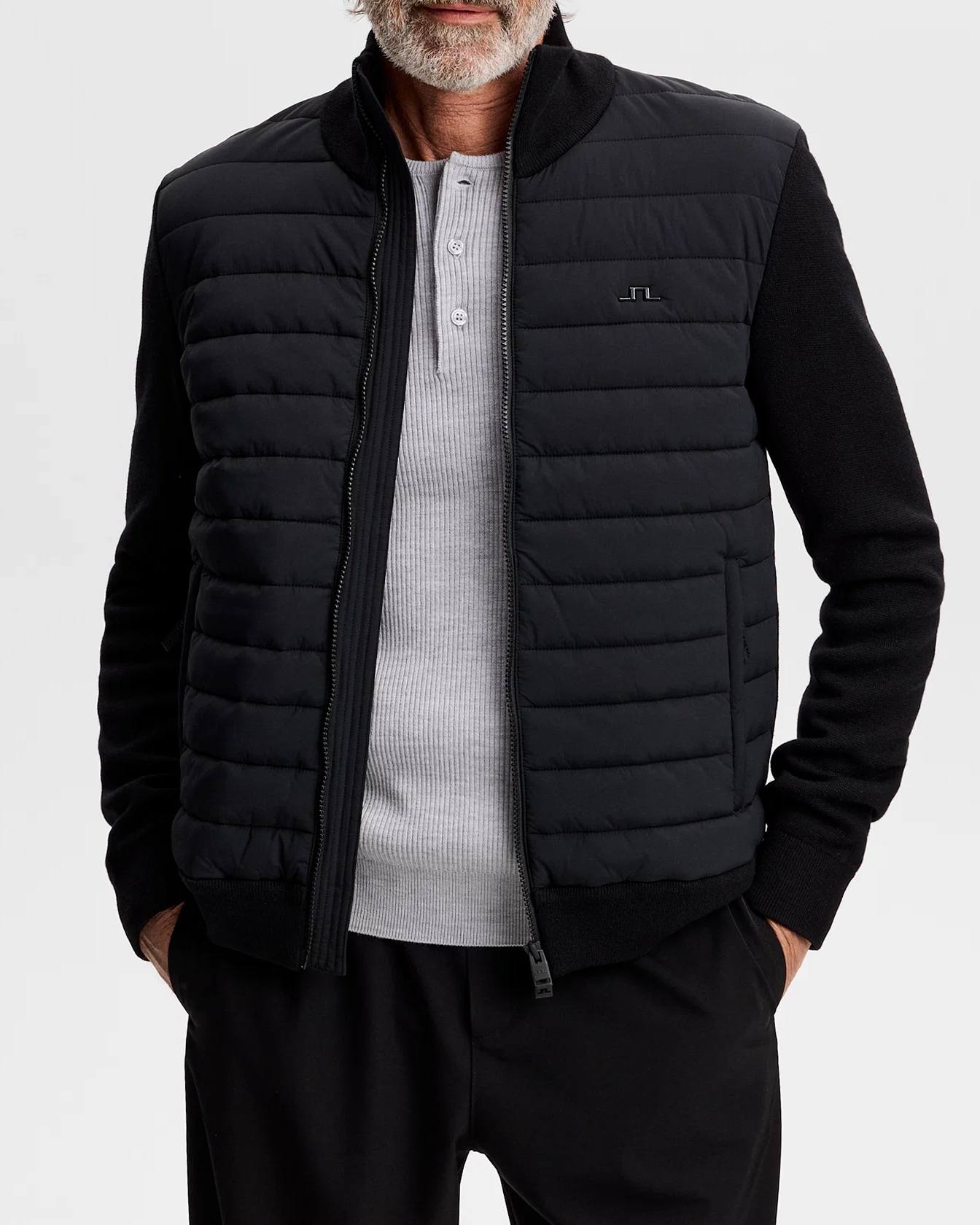 Boen Knit Hybrid Jacket - Black