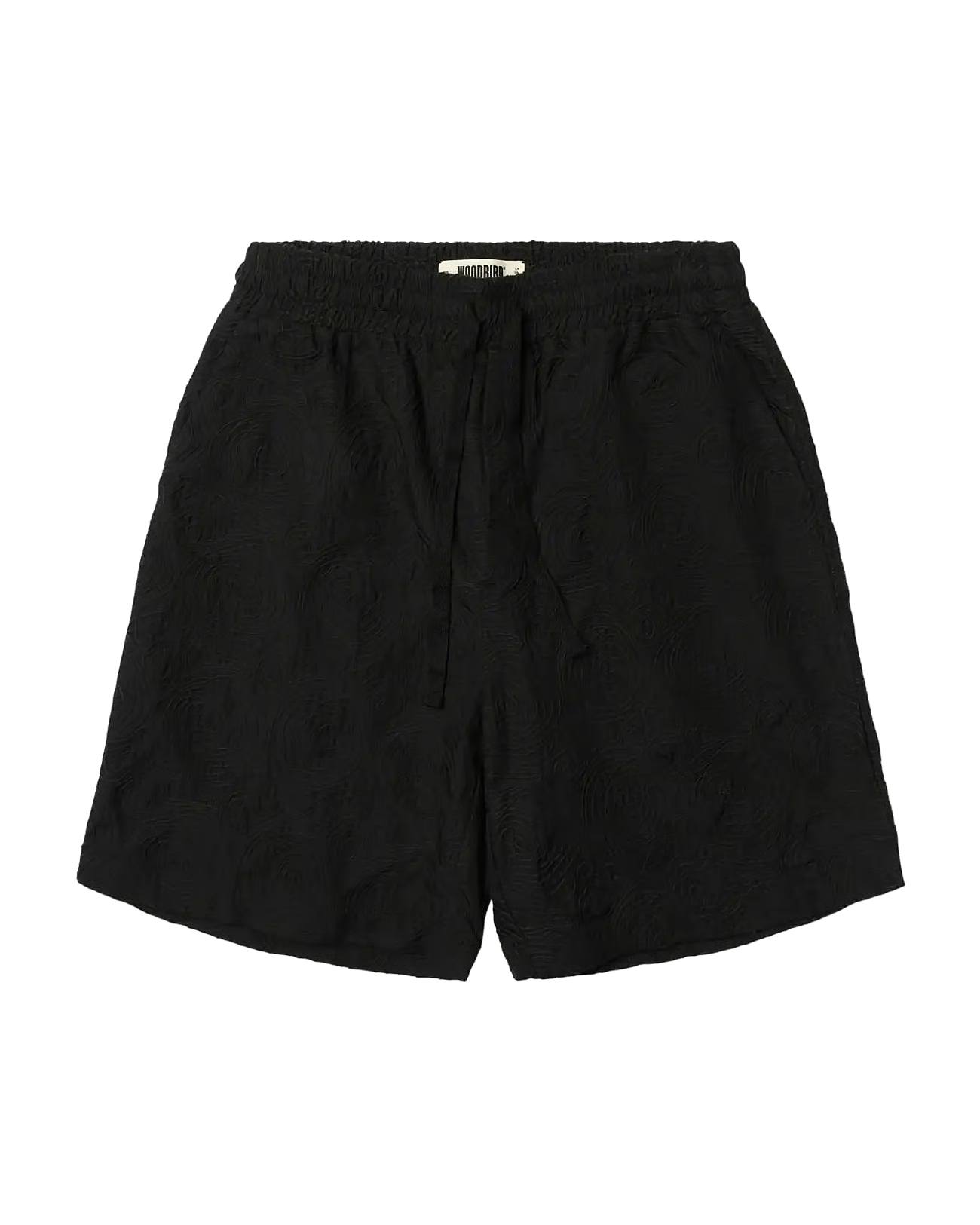 Bommy Embroidery Shorts - Svart