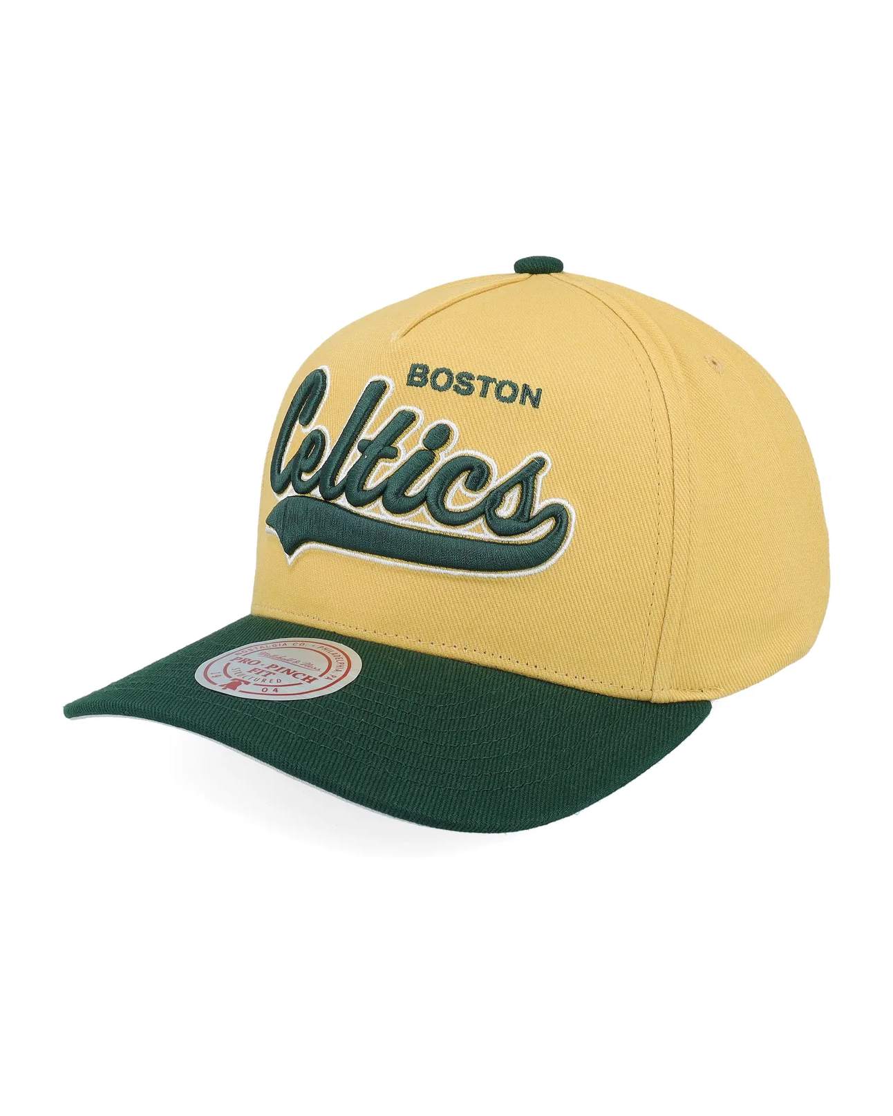 Boston Celtics Pro Crown A-Frame Keps - Guld/Grön