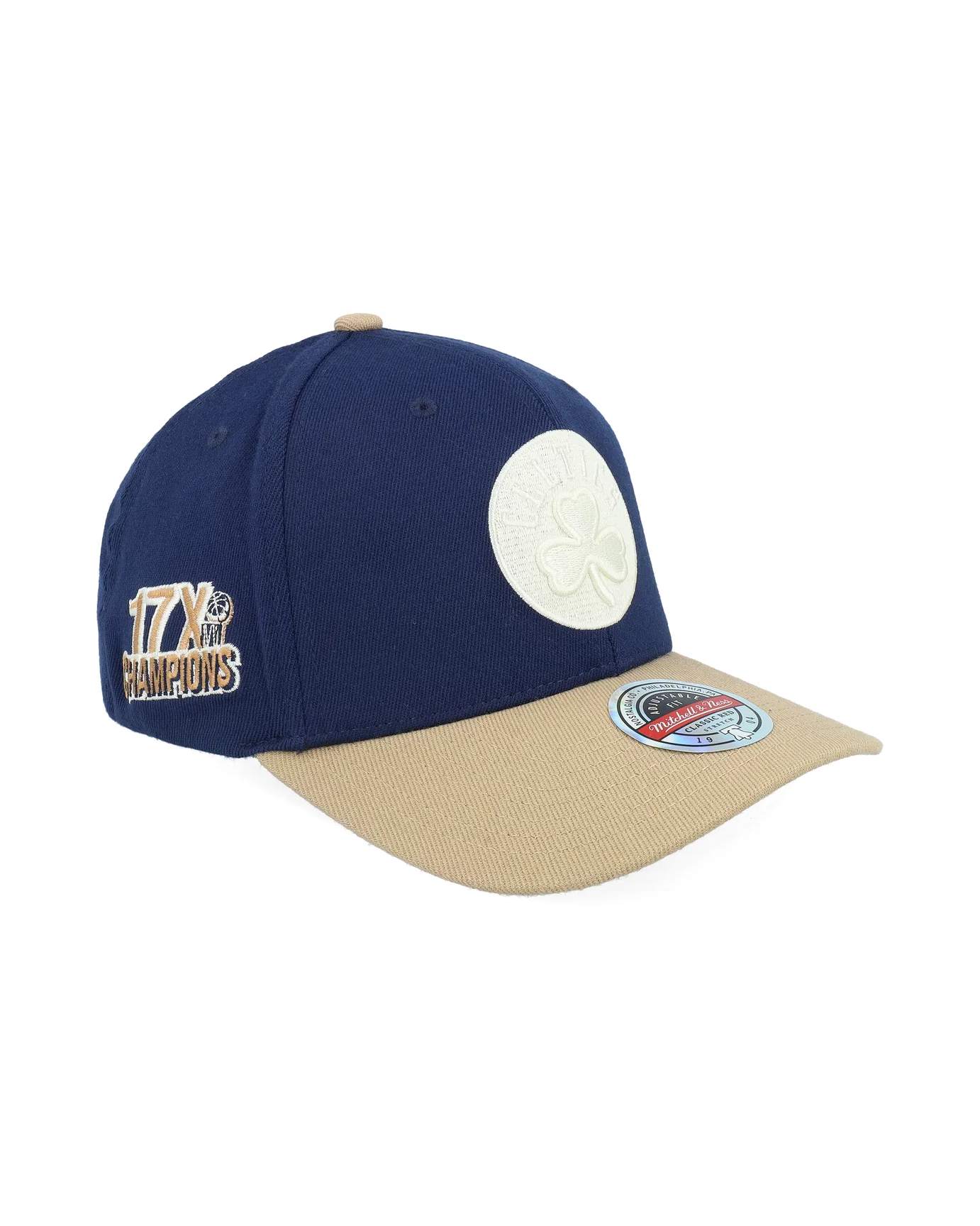 Boston Celtics Sand Storm Keps - Navy/Sand