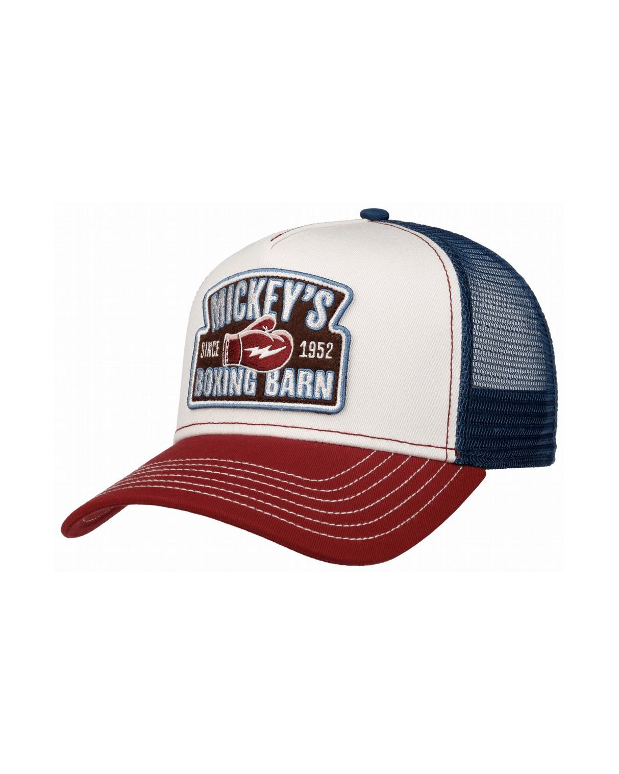 Boxing Barn Trucker Keps - Vit/Blå/Röd