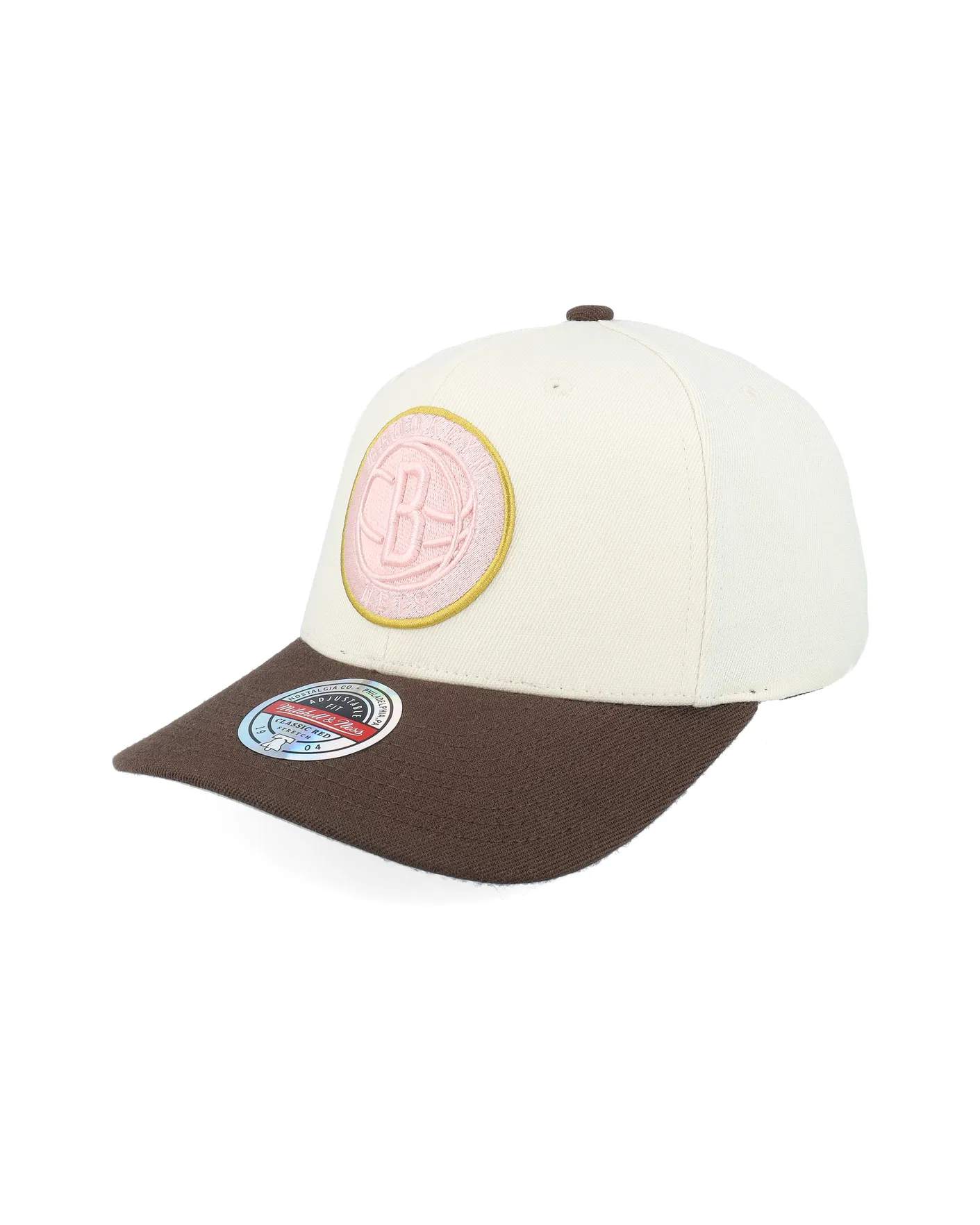 Brooklyn Nets Blush A-Frame Keps - Sand Cream/Brown