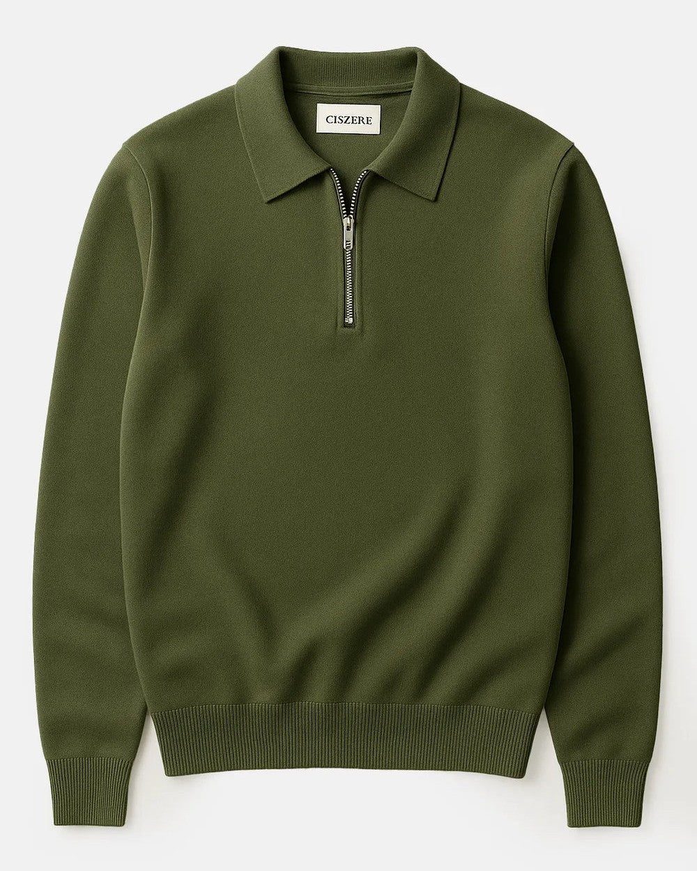 Caleb Knitted Half Zip Tröja