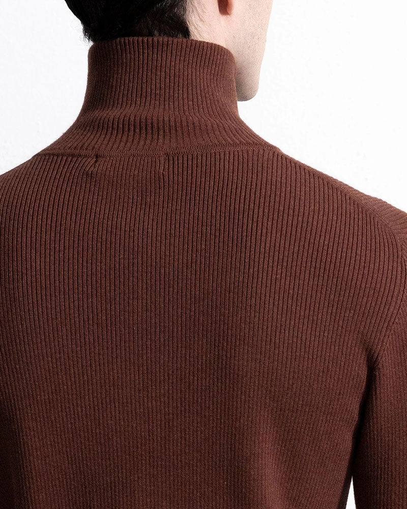 Cardigan Rib Zip