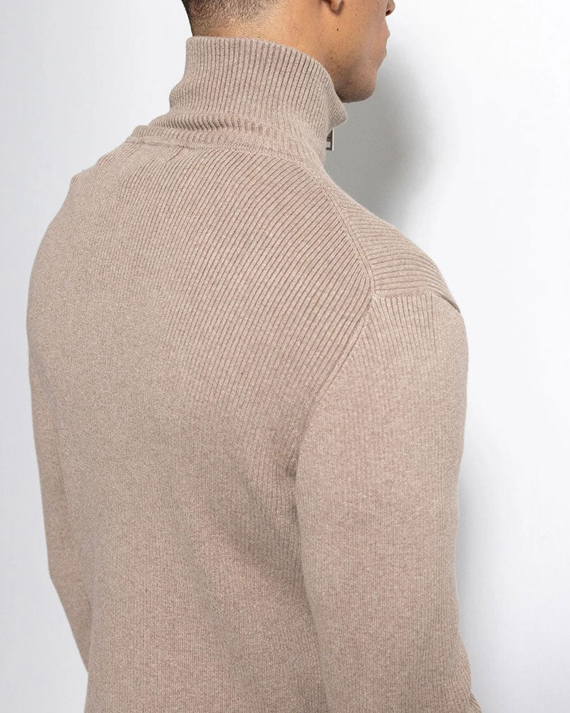 Cardigan Rib Zip