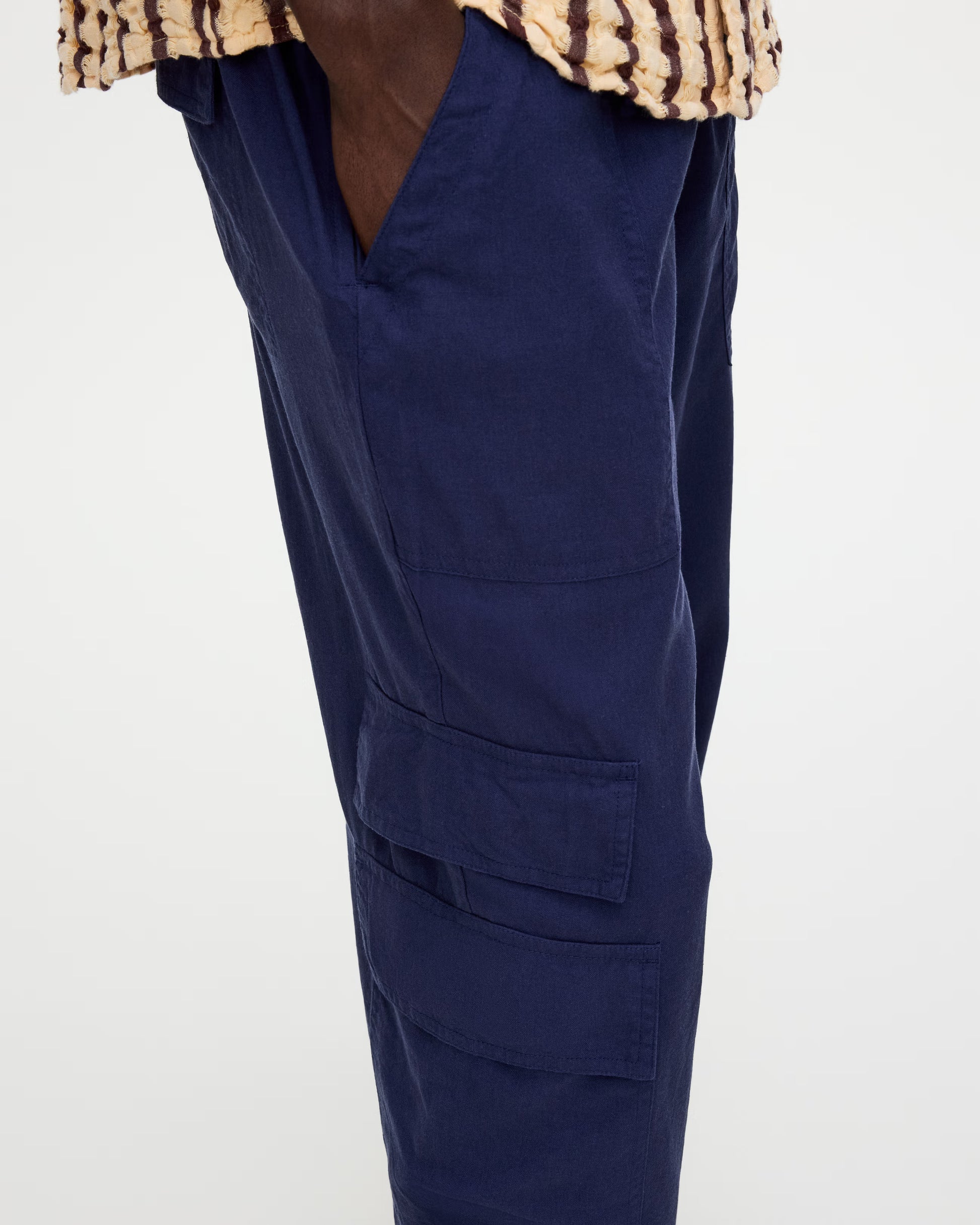 Cargo Linen Byxor