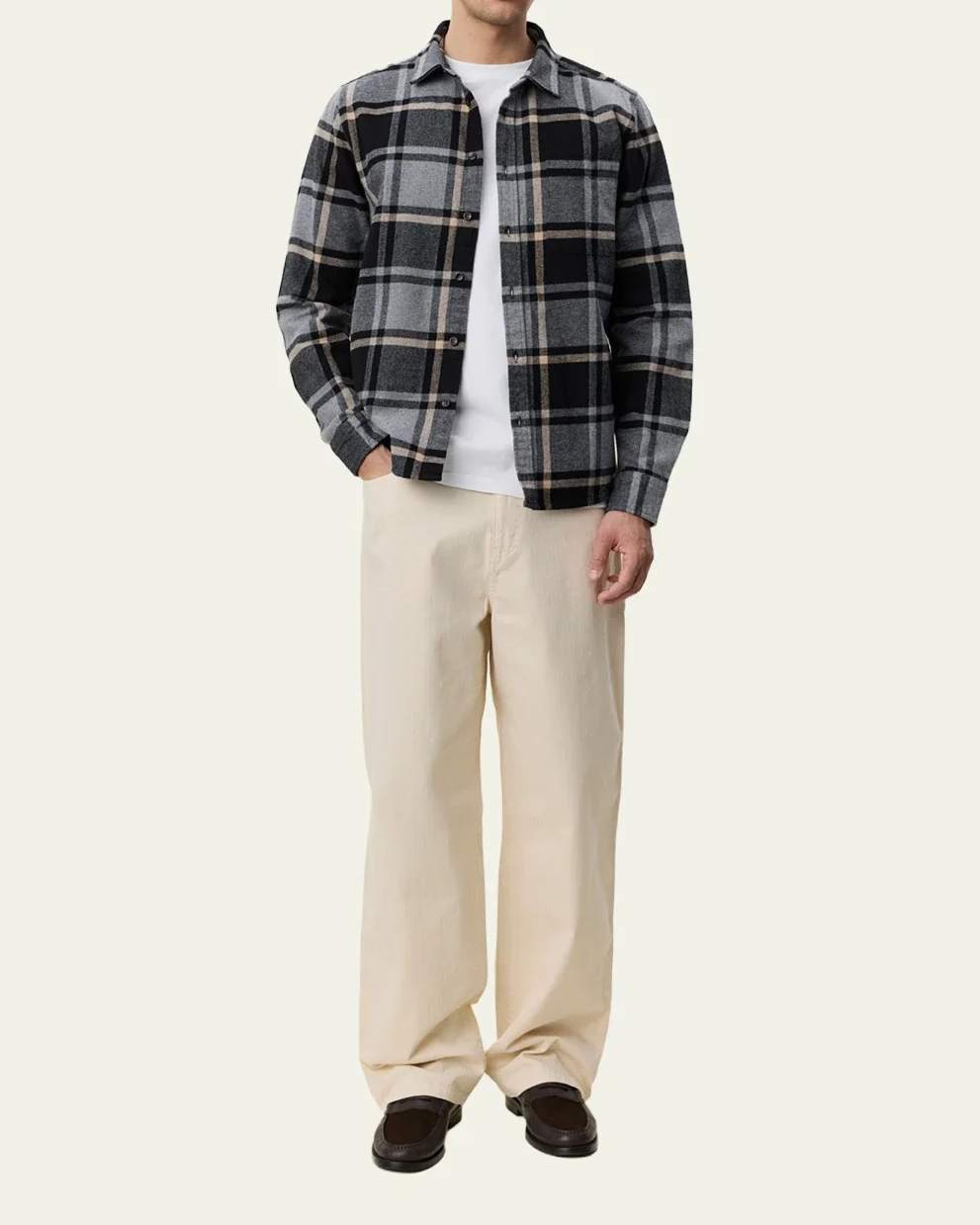 Check Flannel Skjorta
