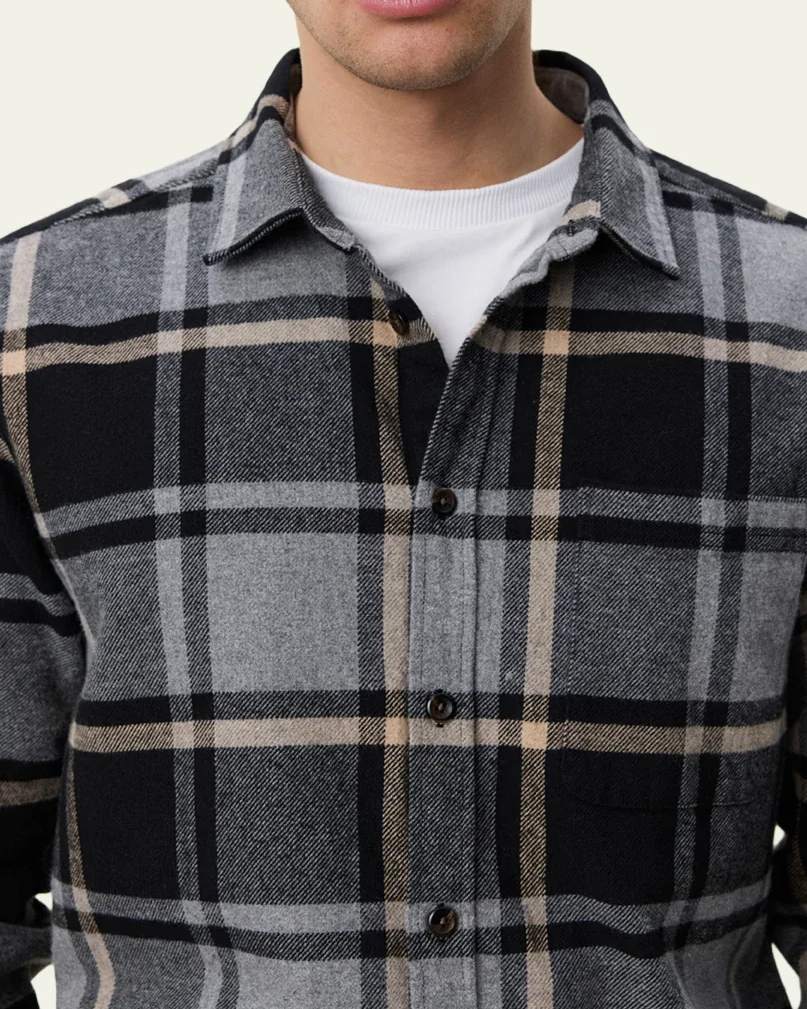 Check Flannel Skjorta