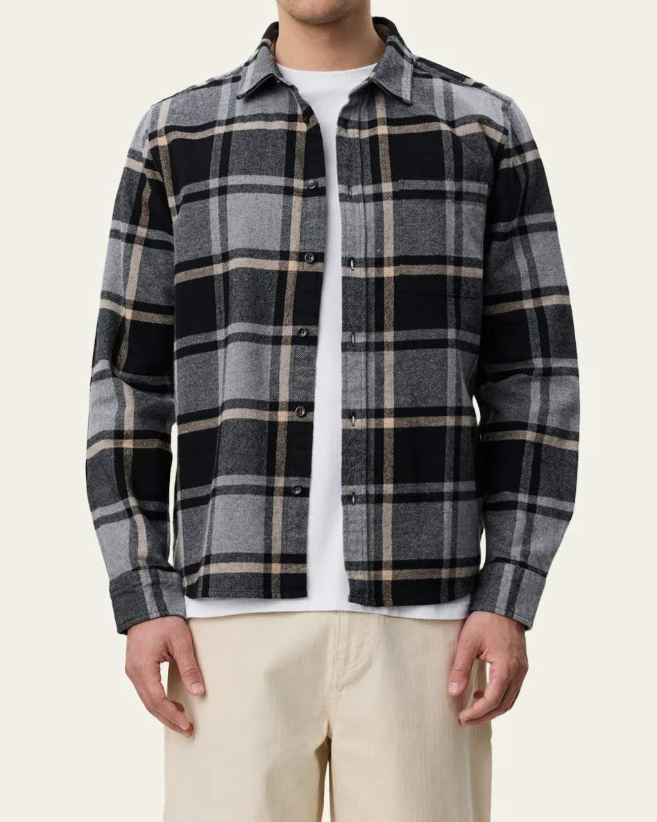 Check Flannel Skjorta