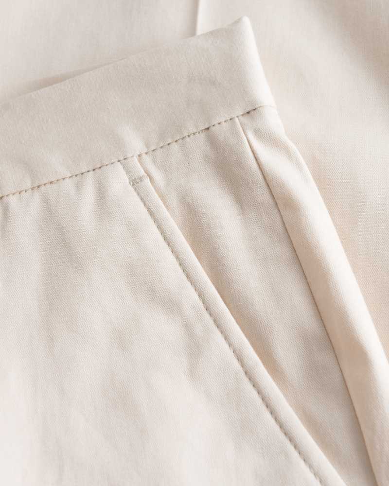 Como Reg Cotton Linen Byxor