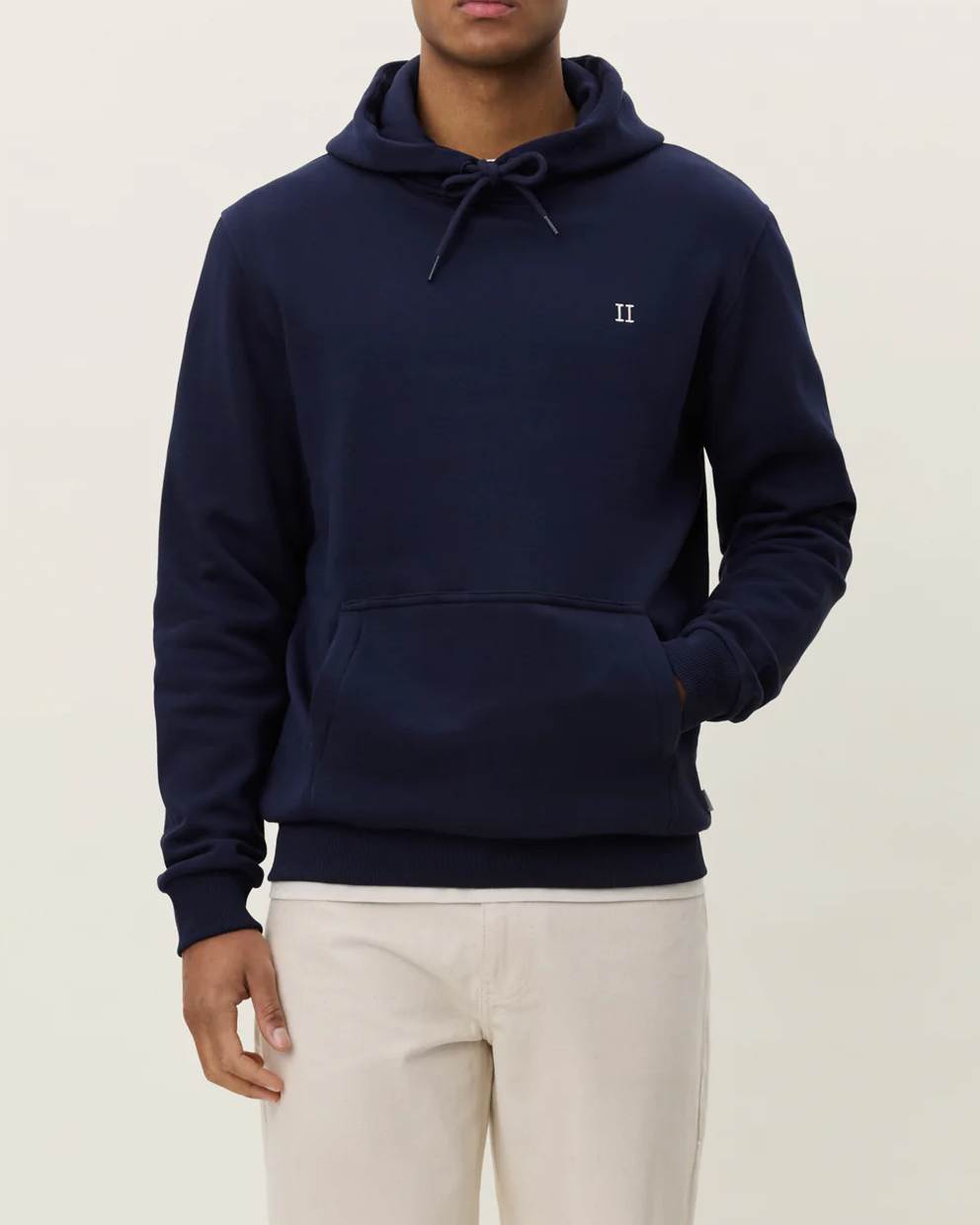 Core Contrast Hoodie - Marinblå