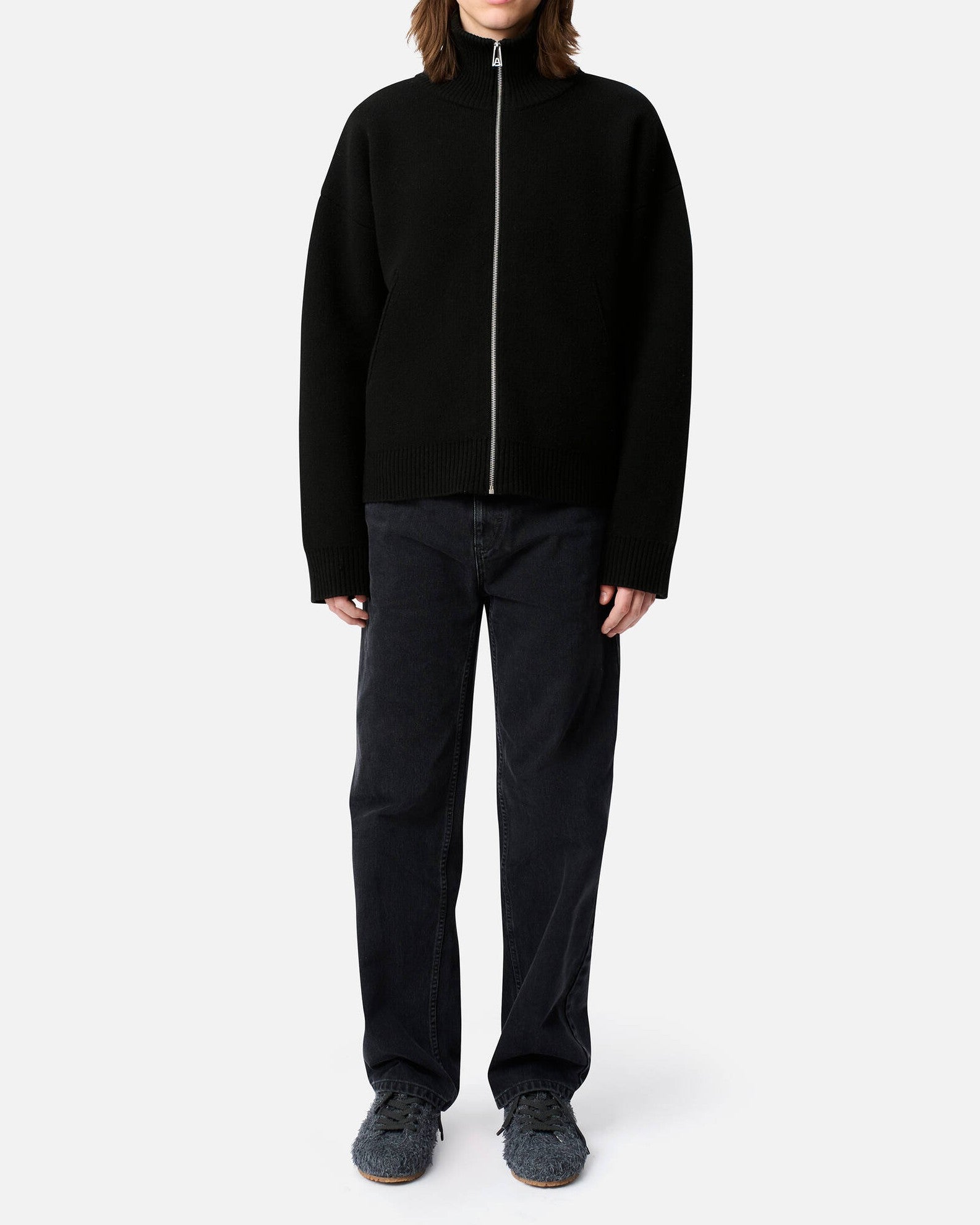 Core Zip Up Sweater