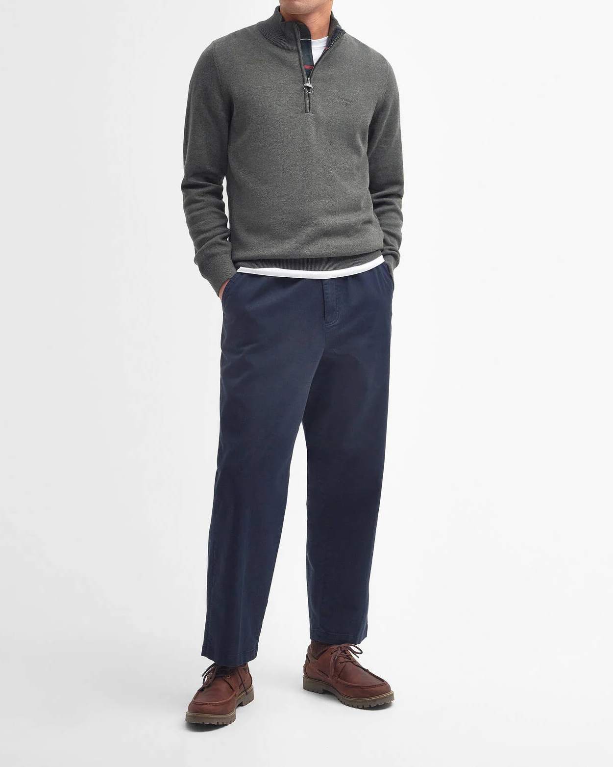 Barbour Cotton HZ Knit Tröja