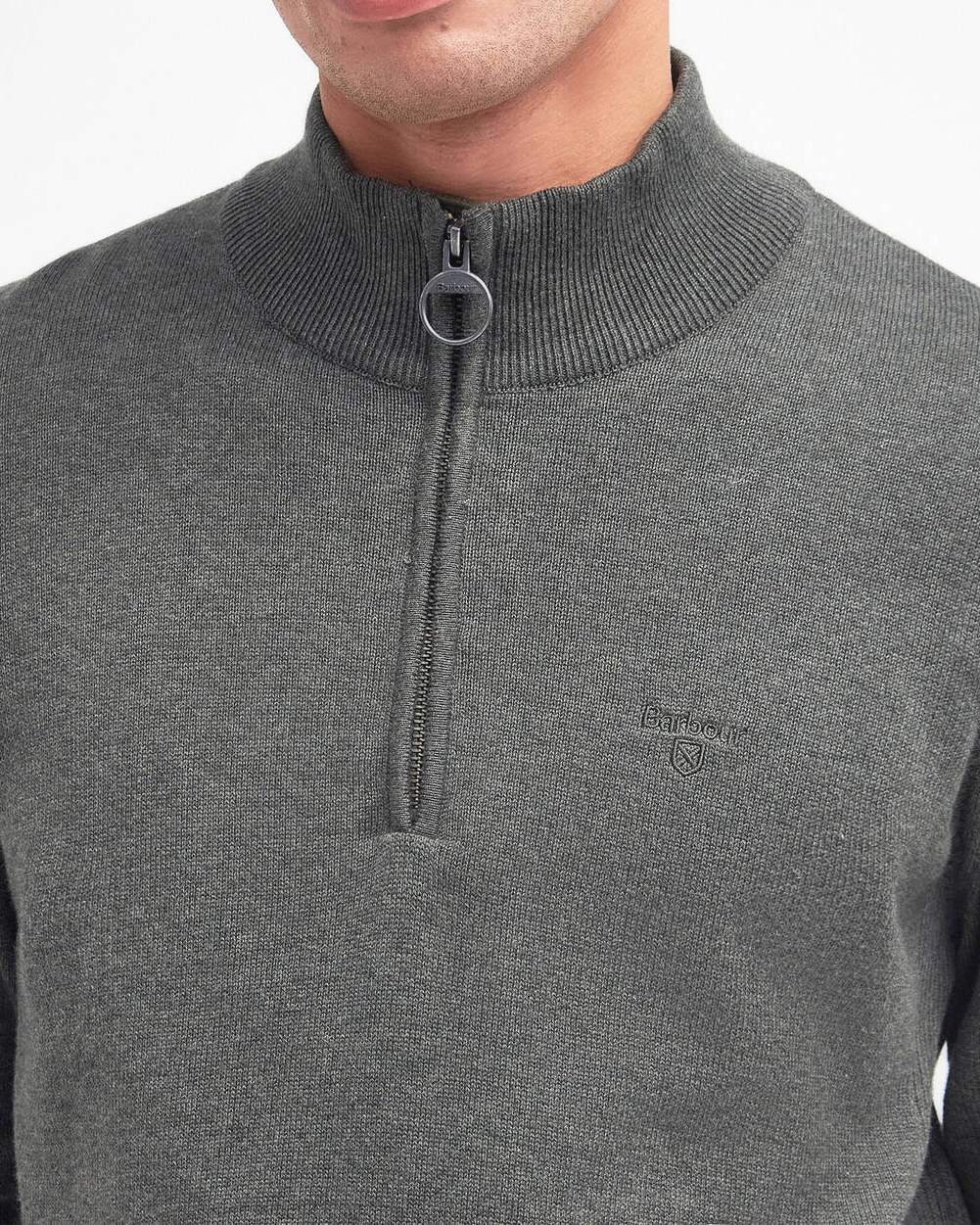 Barbour Cotton HZ Knit Tröja