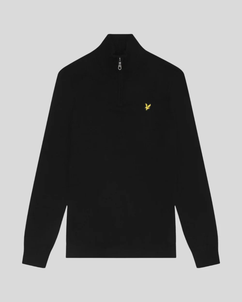 Cotton Merino Quarter Zip Tröja