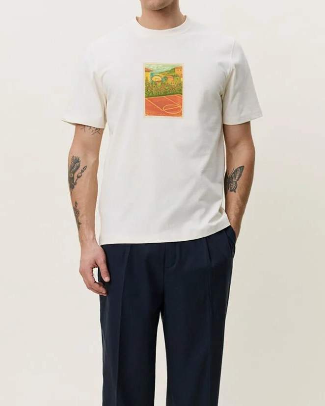 Court T-Shirt - Light Ivory
