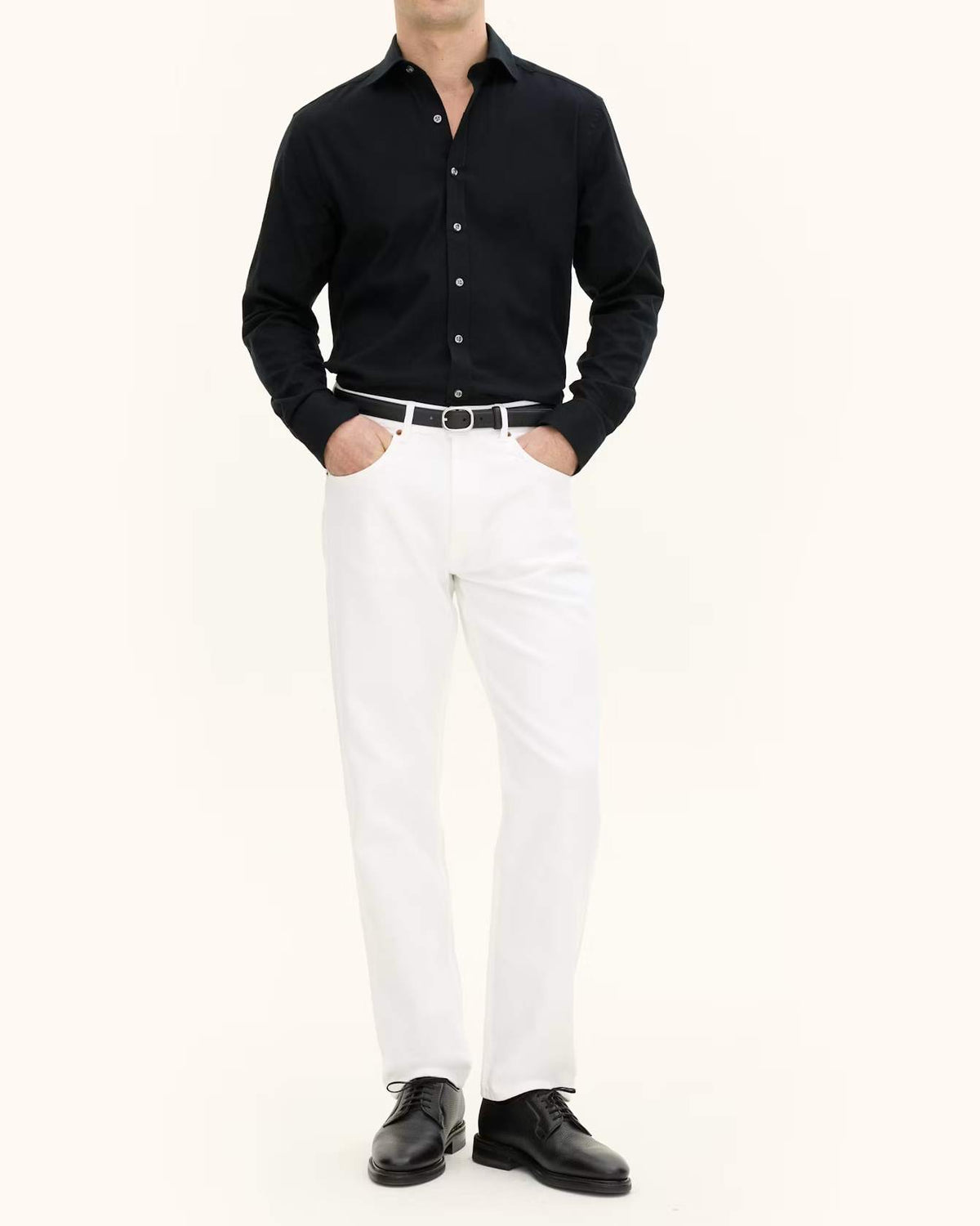 Cut Away Brushed Flannel Skjorta