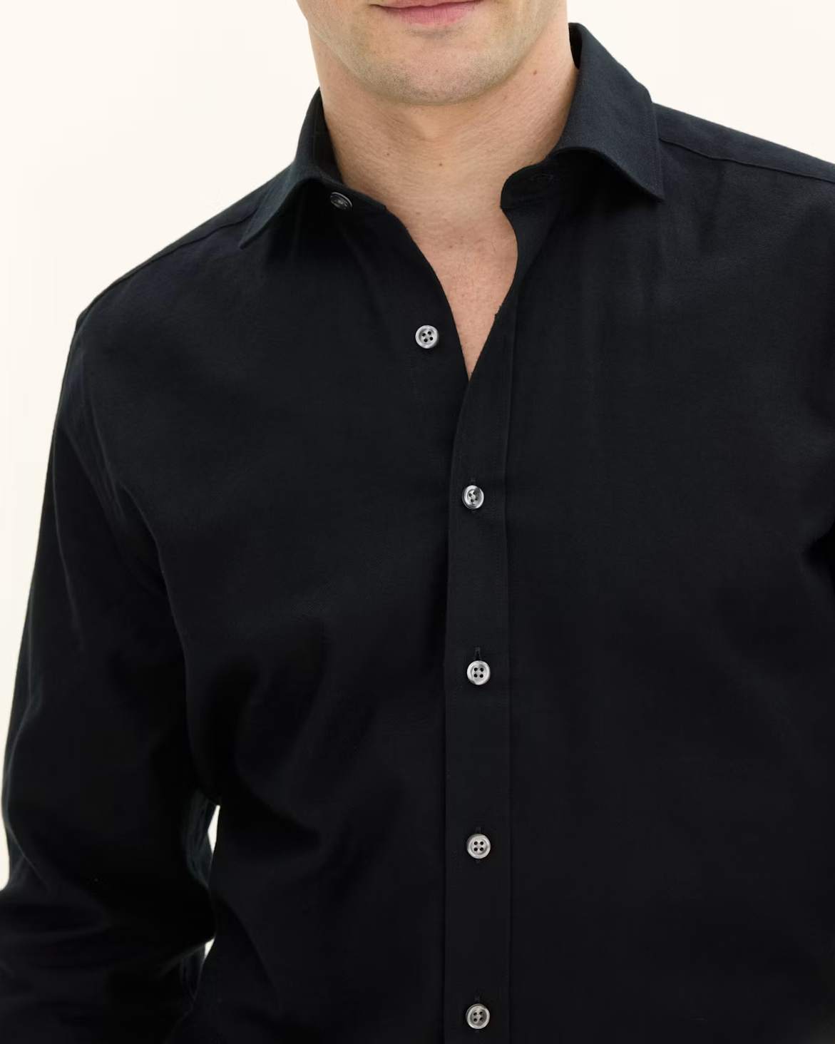 Cut Away Brushed Flannel Skjorta