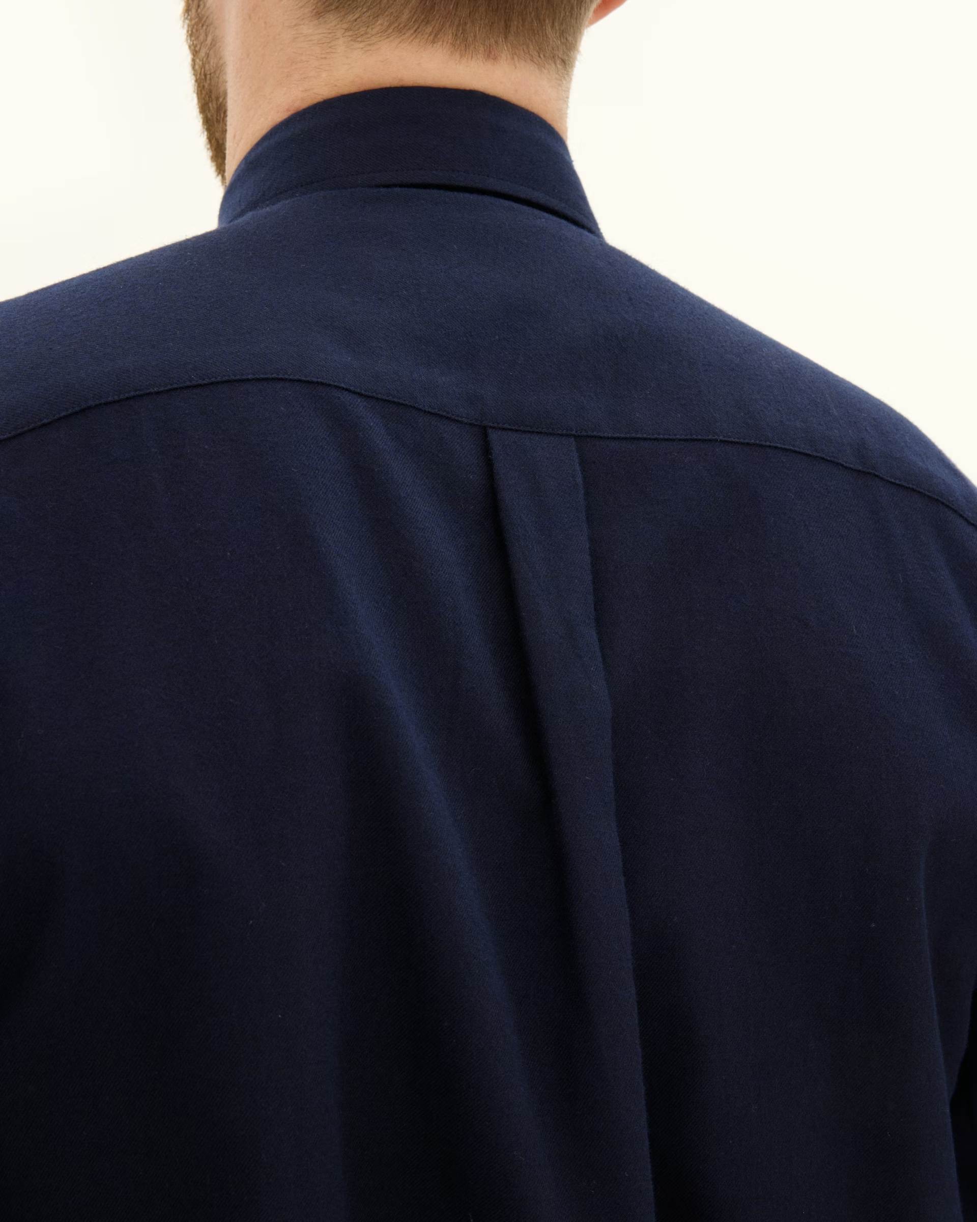 Cut Away Brushed Flannel Skjorta