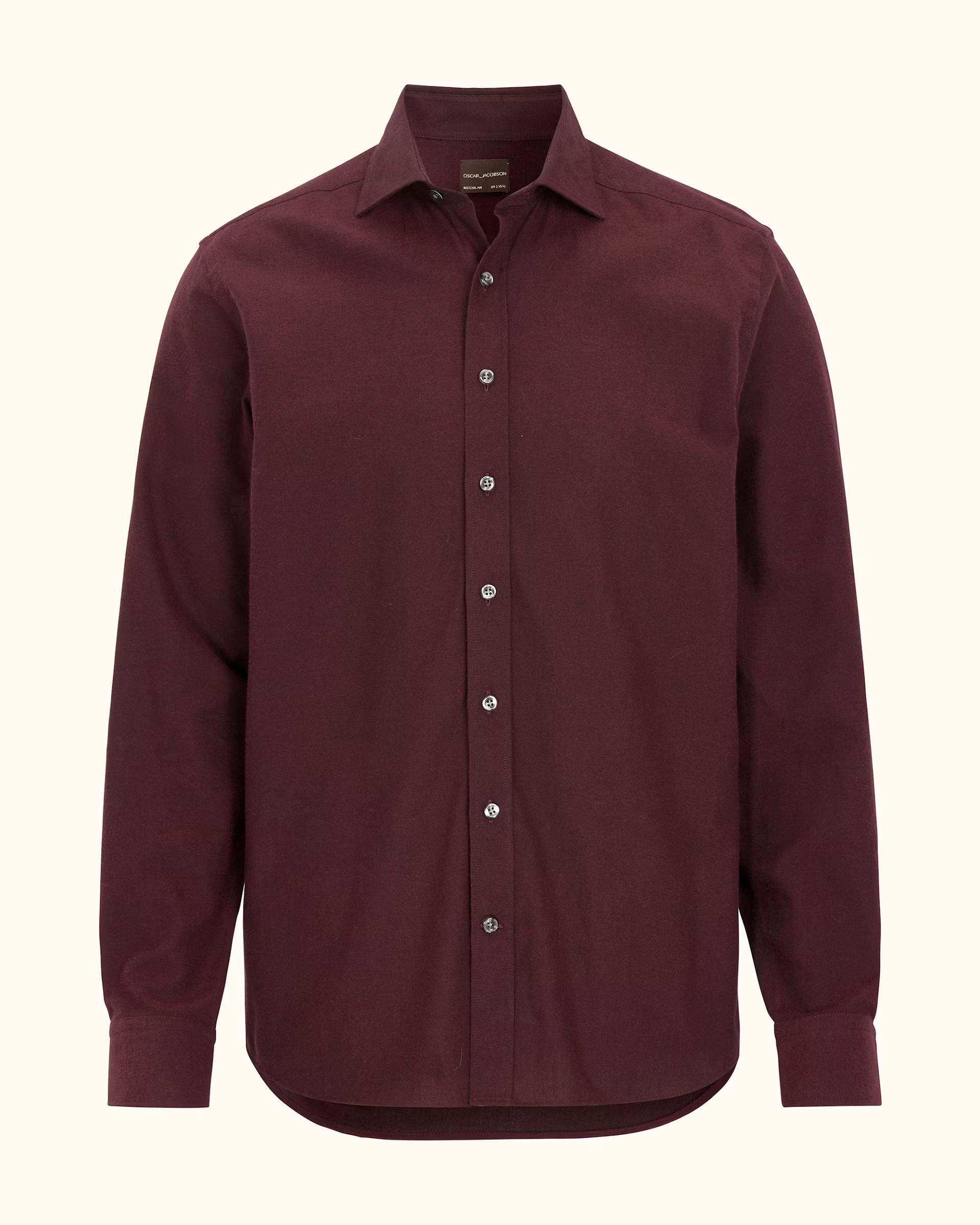 Cut Away Brushed Flannel Skjorta