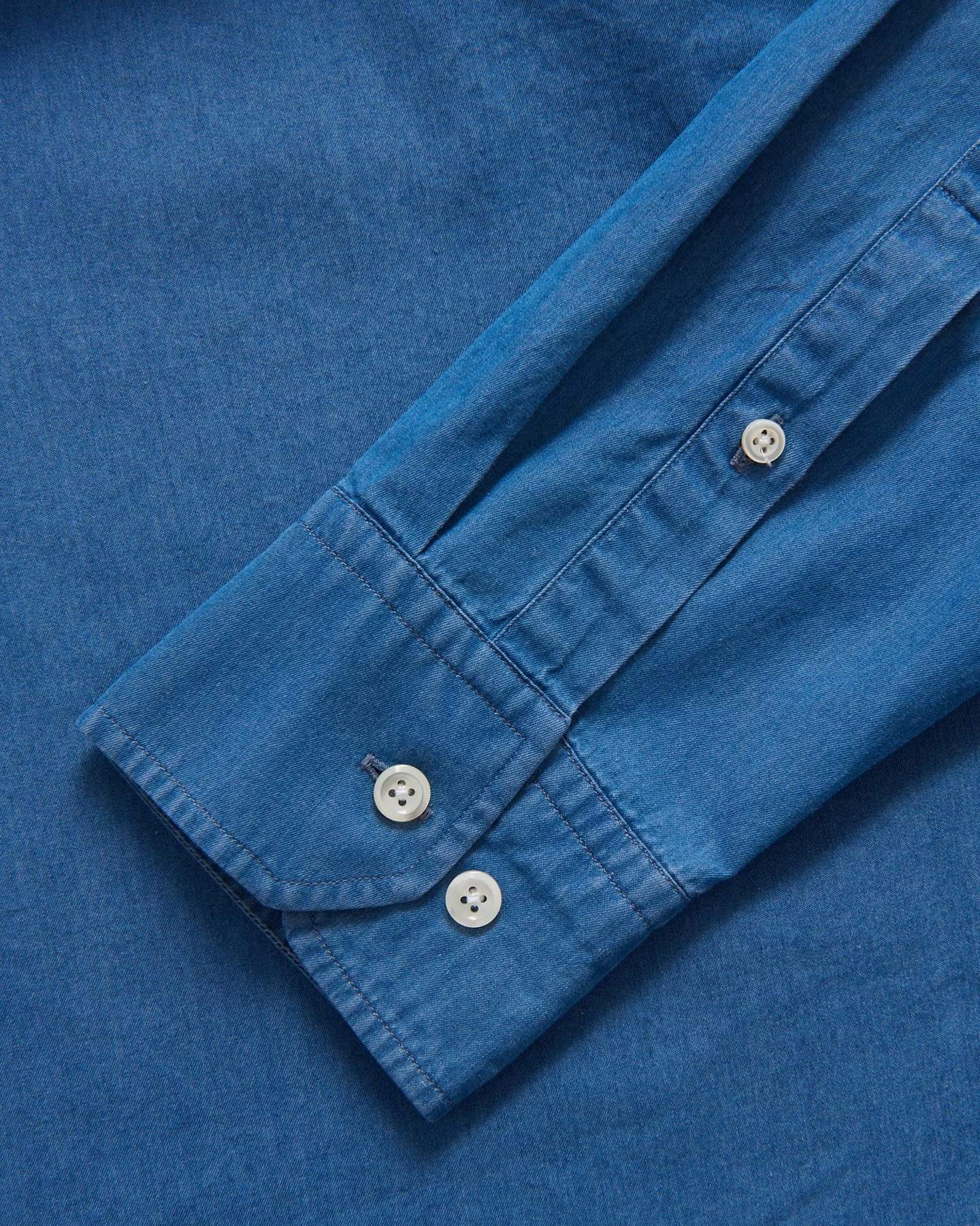 Cut Away Denim Reg Fit Skjorta
