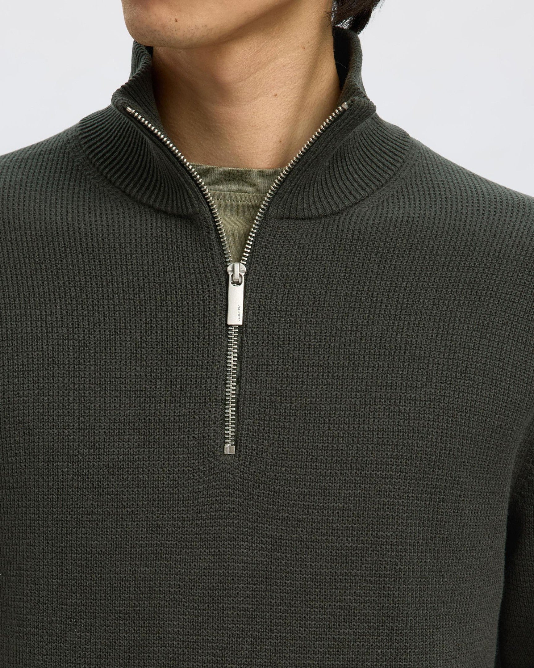 Dane Structure Half Zip Tröja