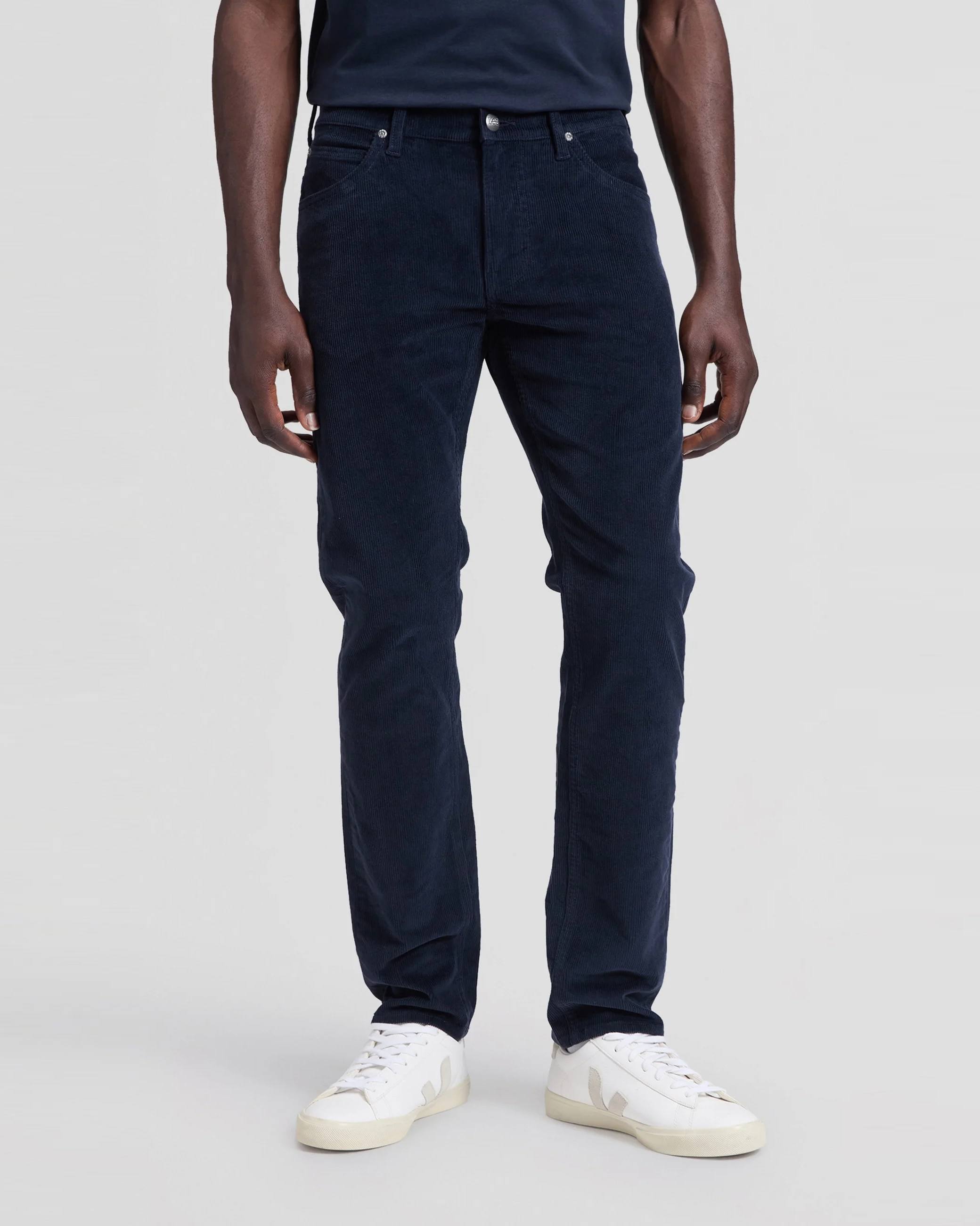 Daren Rebel Cord Byxor - Navy