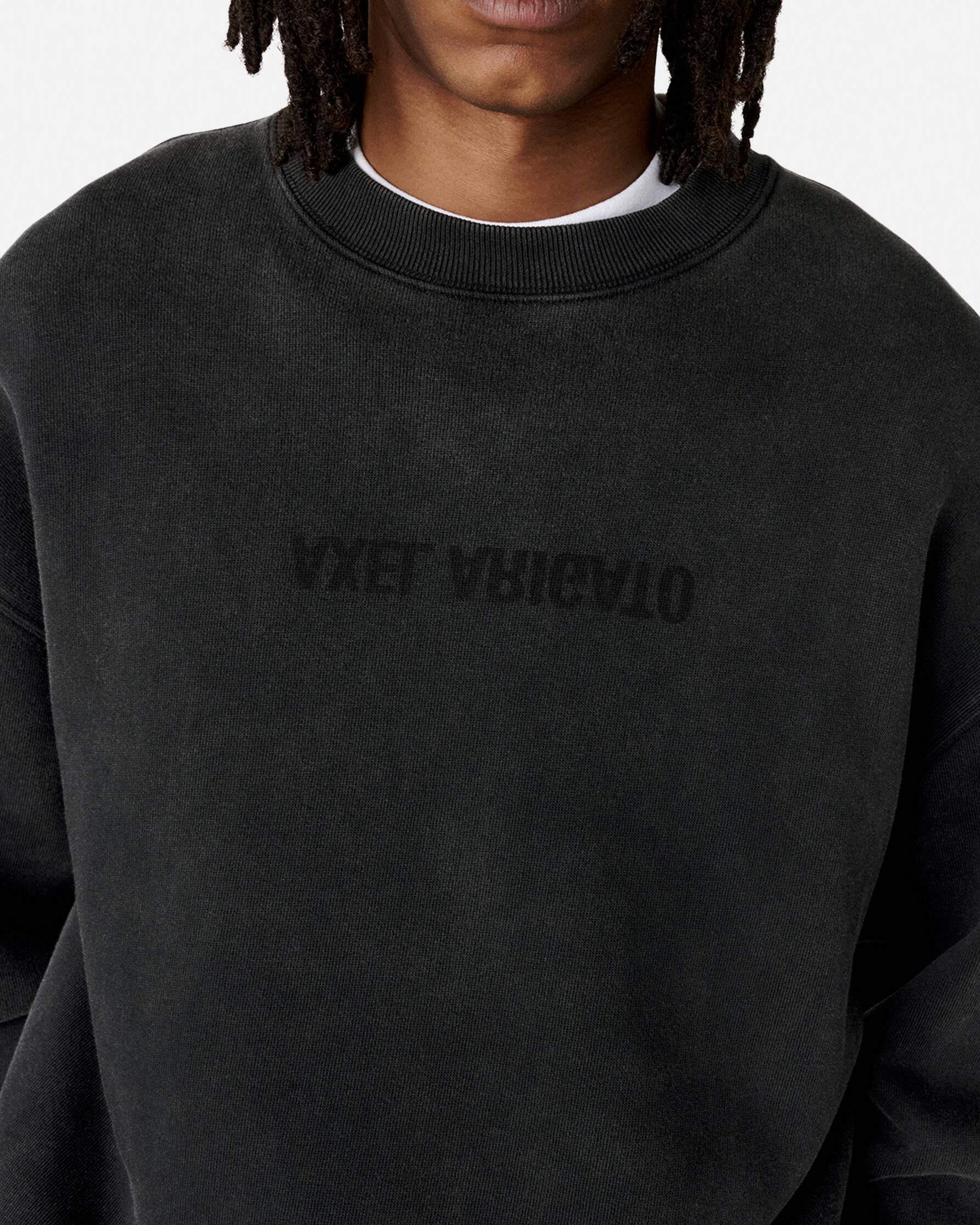 Distort Washed Sweatshirt
