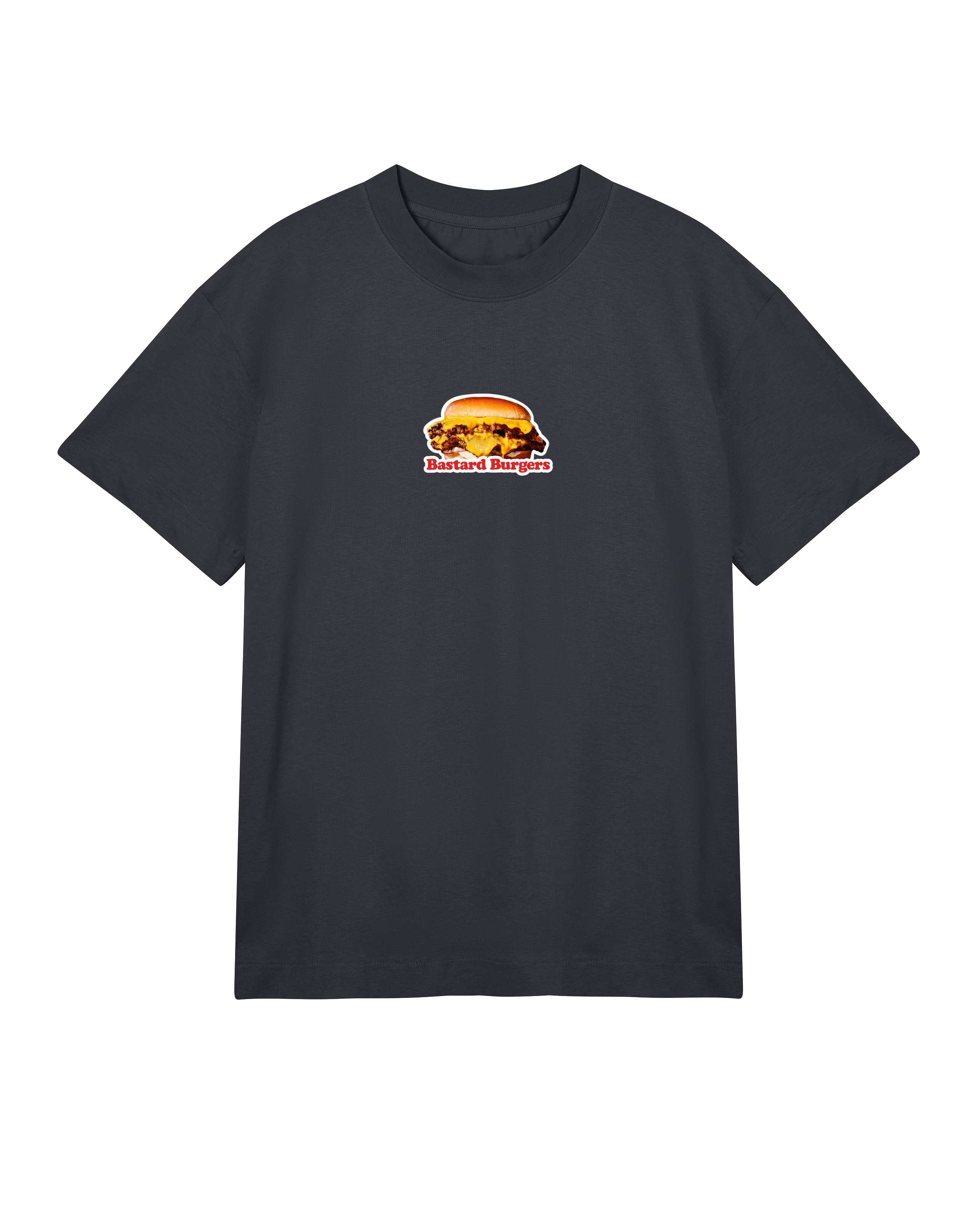 Dubbel Lule Boxy T-shirt - Svart