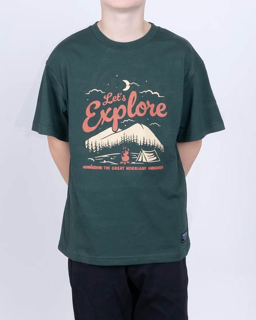 Explore Junior T-Shirt - Pine Green