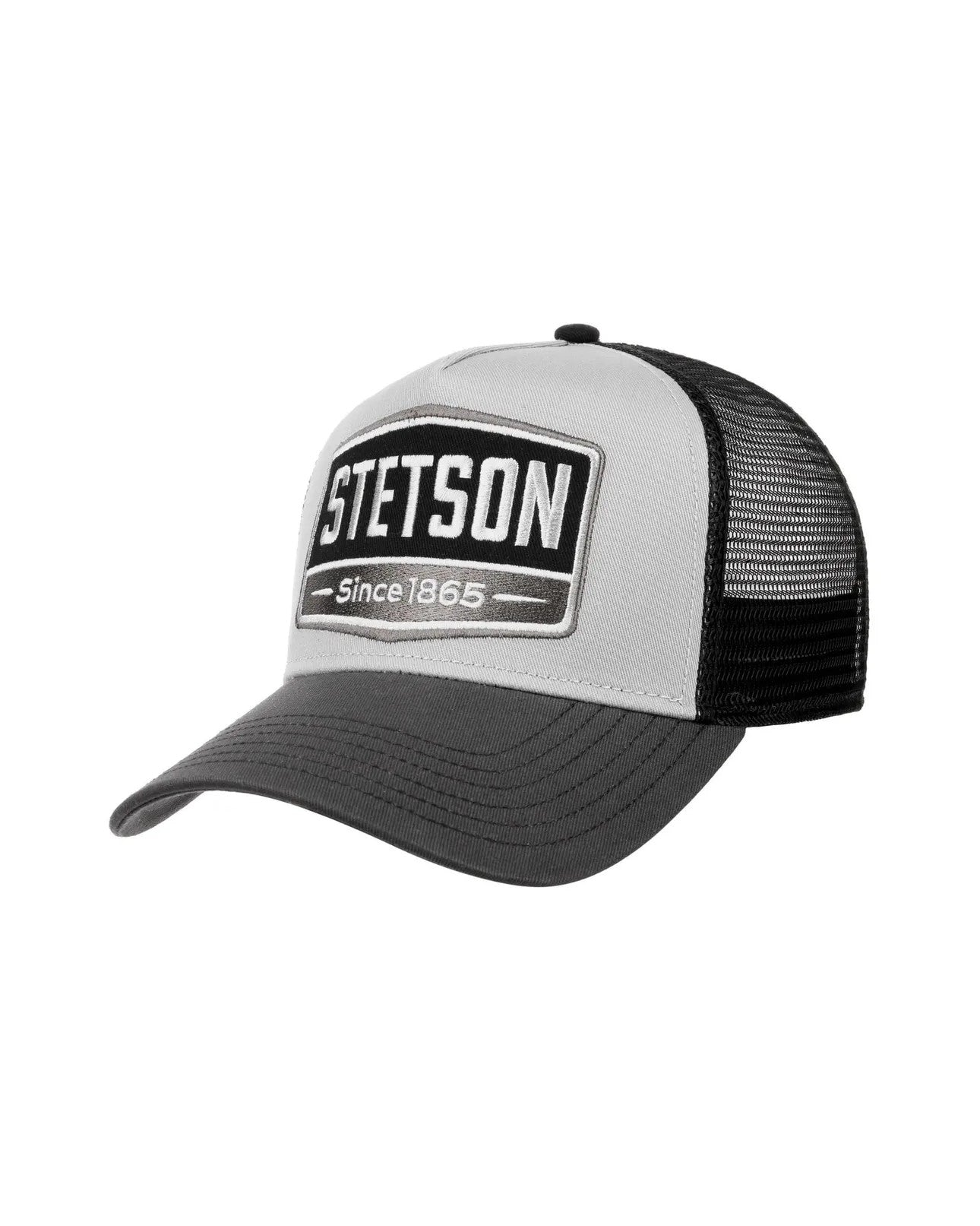 Gasoline Trucker Keps - Grey/Black