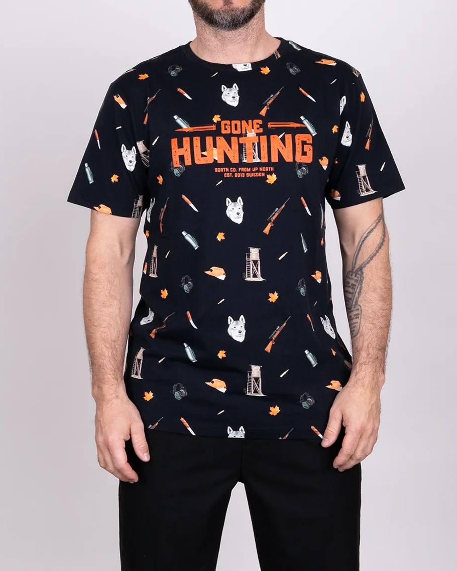 Gone Hunting T-Shirt - Svart