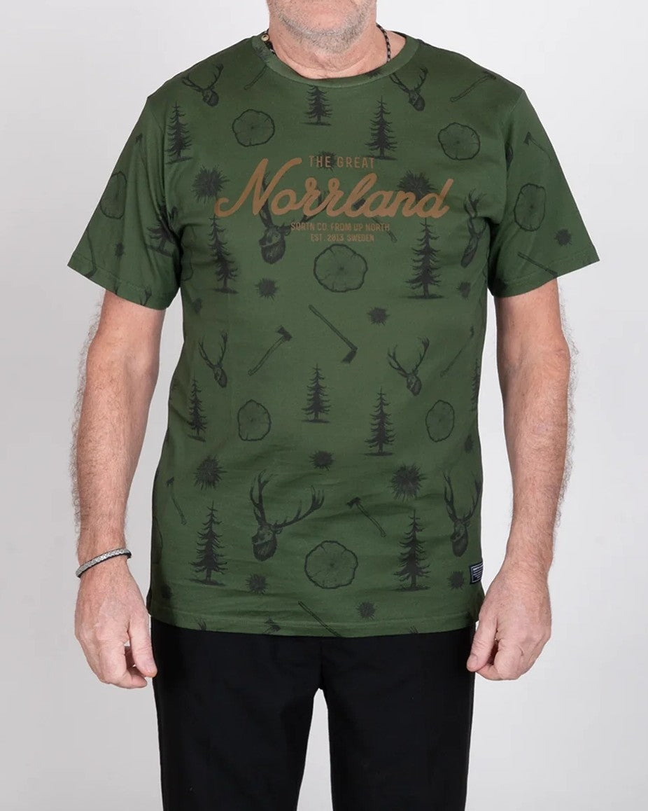 Great Norrland Skogsbruk T-Shirt - Green