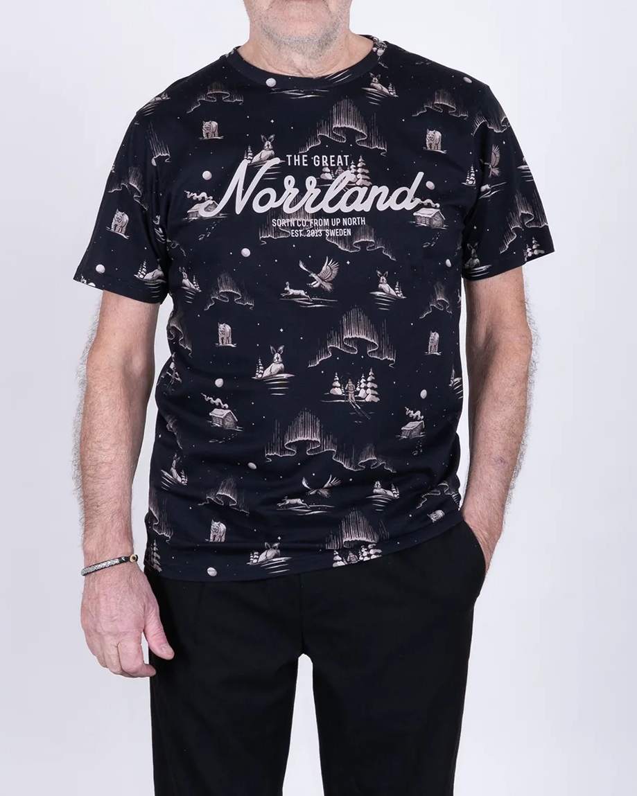 Great Norrland Vinternatt T-Shirt - Grey