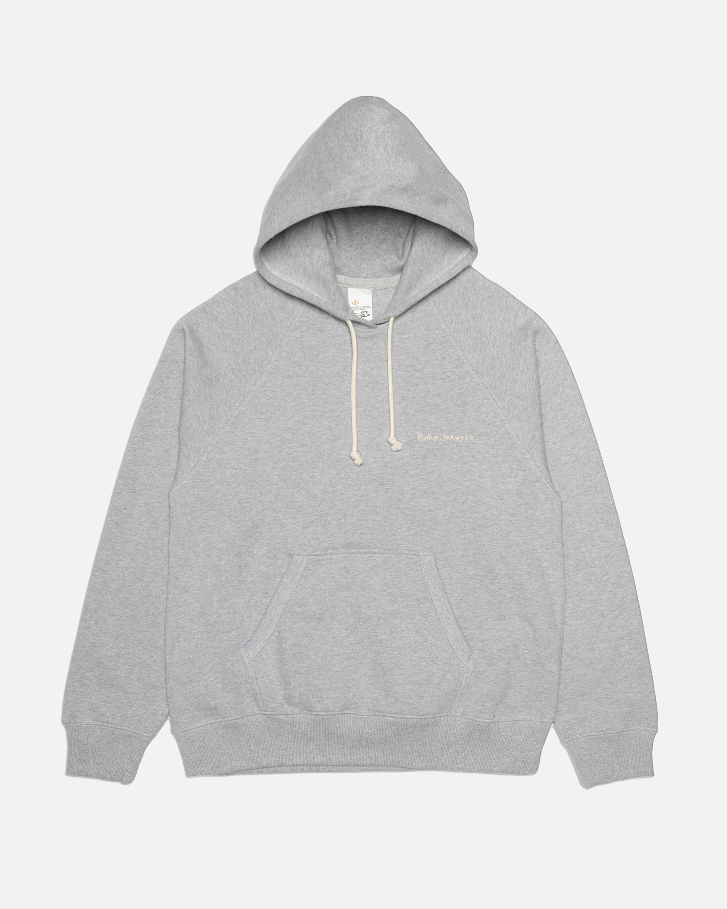 Gunde Logo Hoodie - Grey Melange