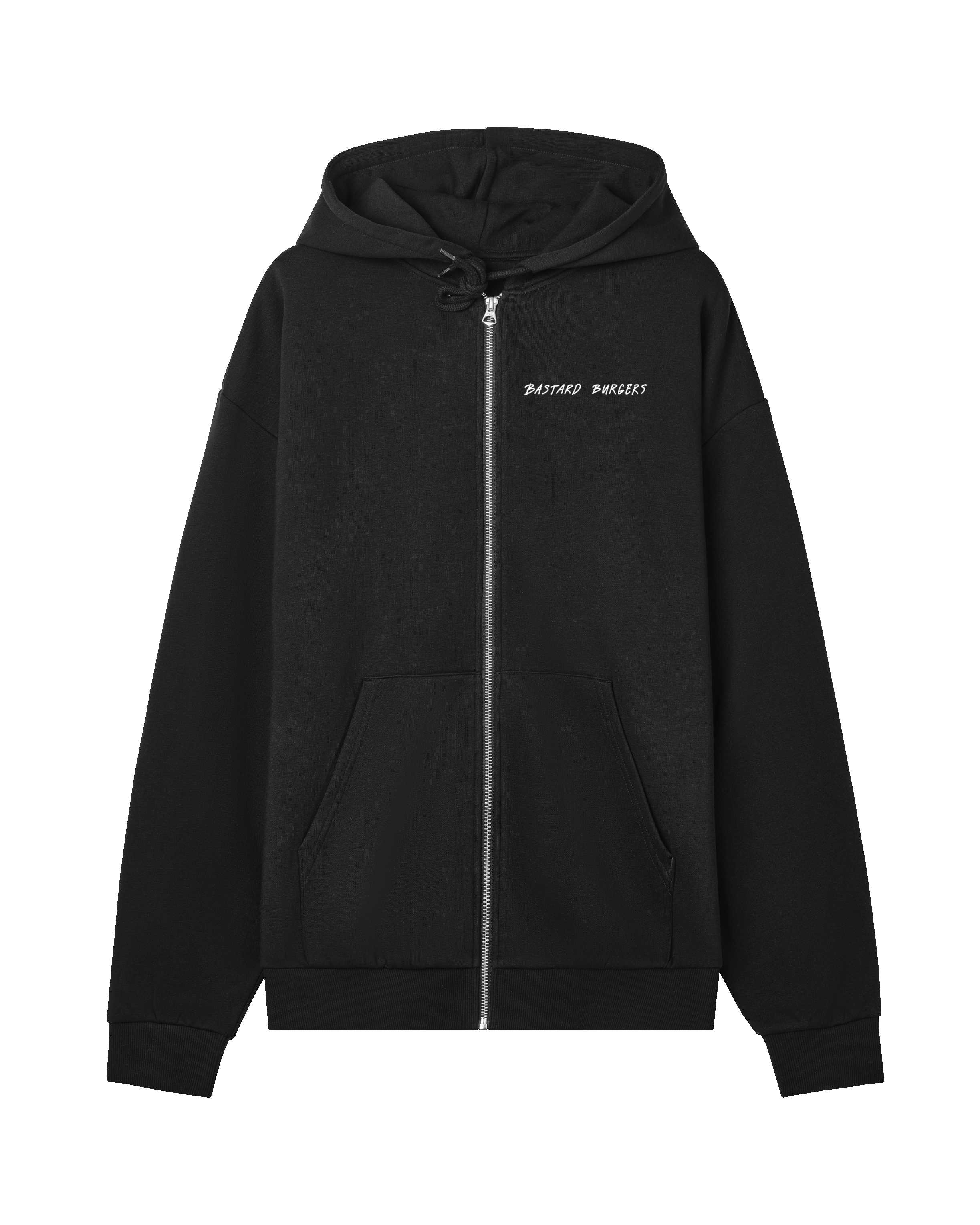 Handwritten Zip Hoodie - Svart