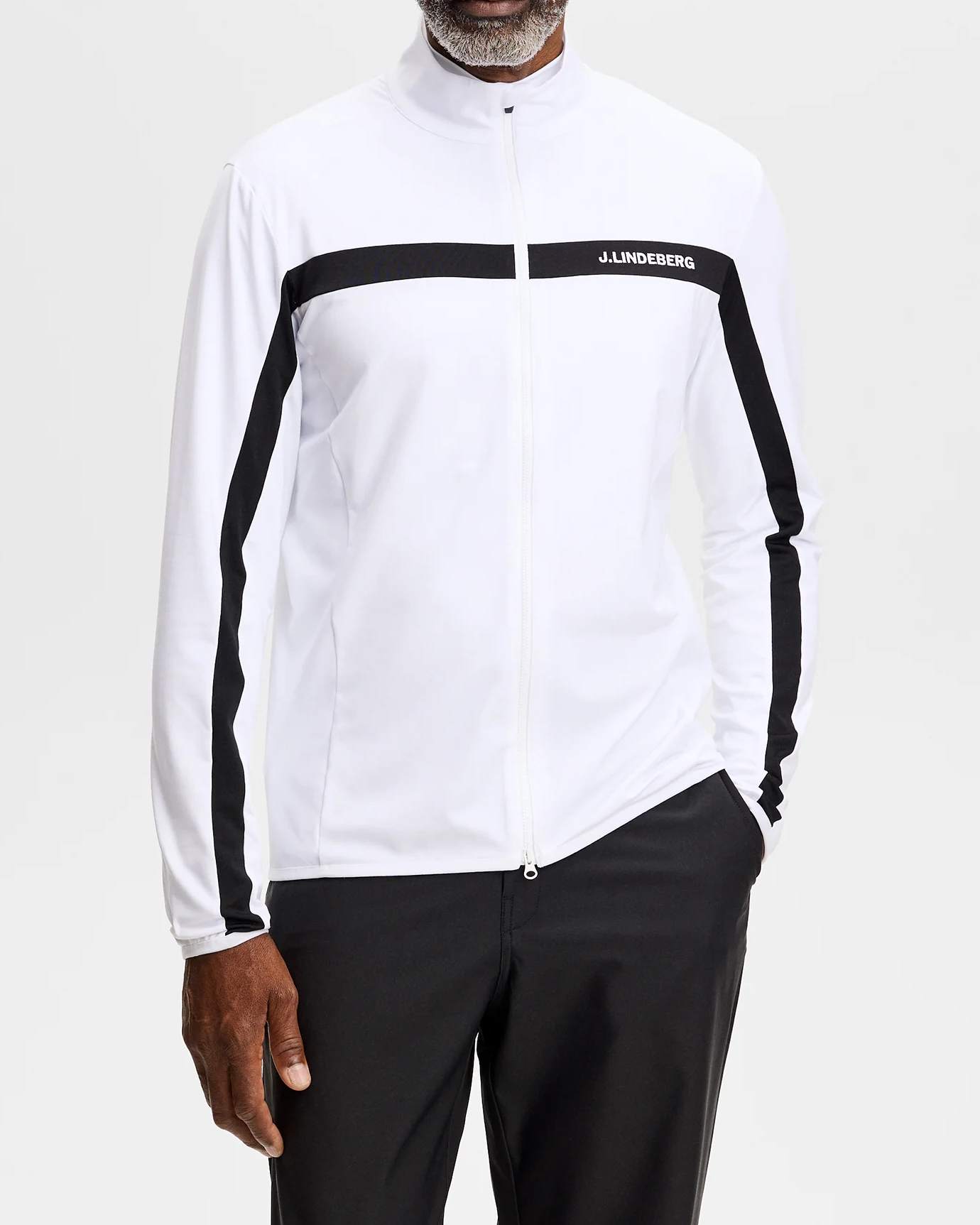 Jarvis Mid Layer Zip Tröja - Vit