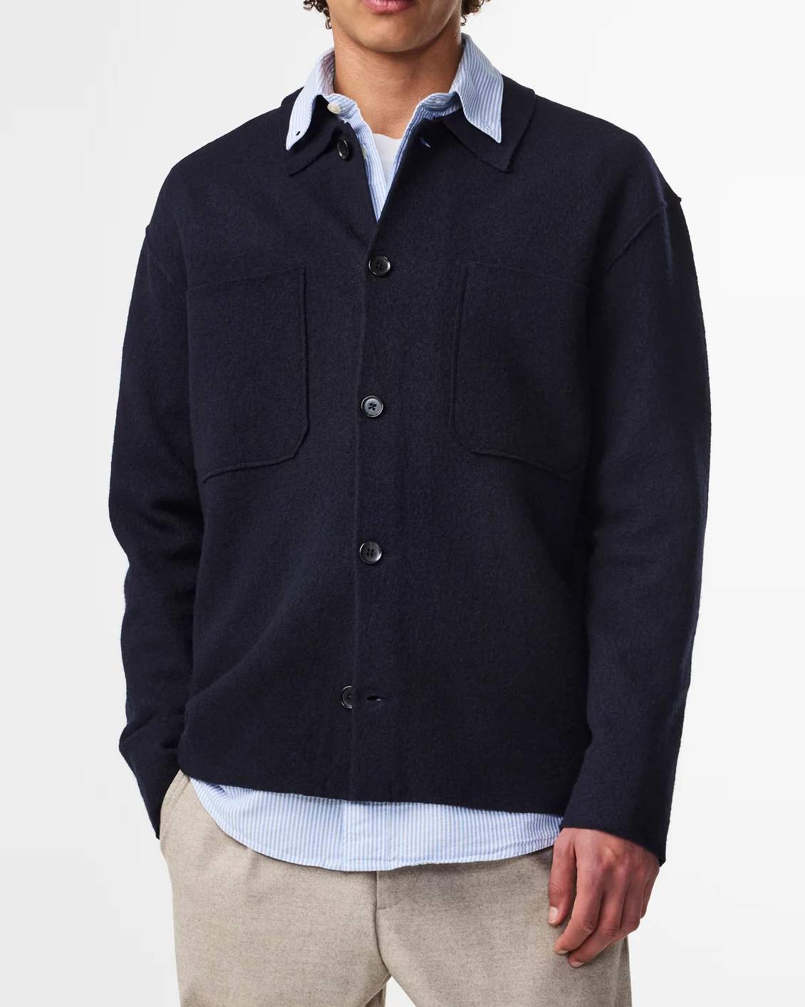 Jonas 6398 Boiled Wool Overshirt