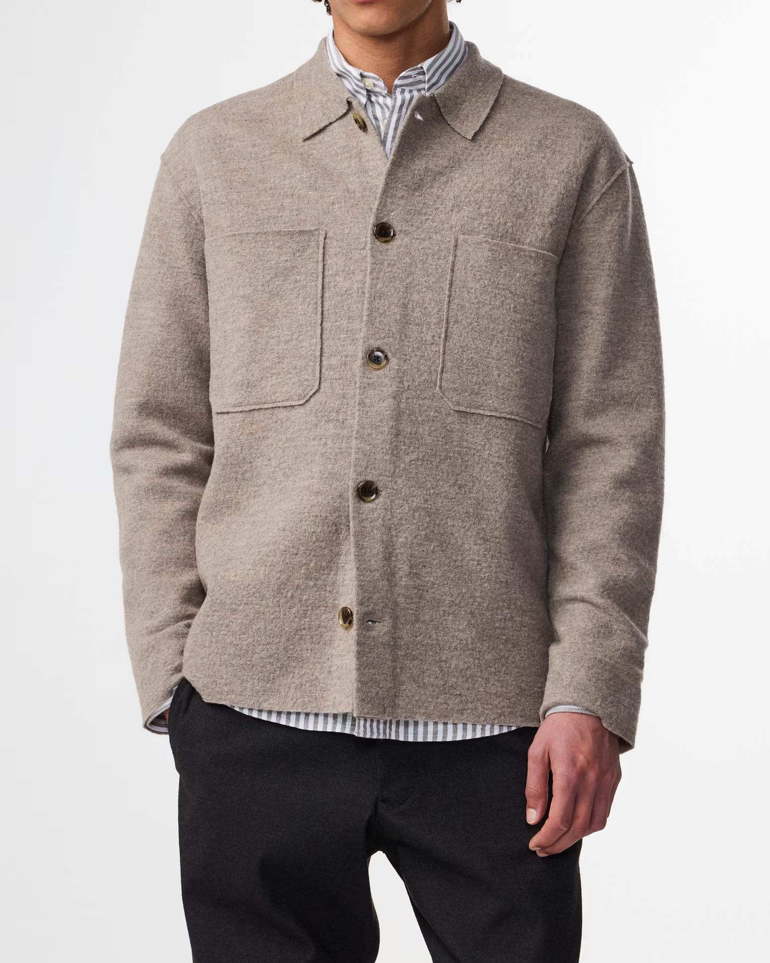 Jonas 6398 Boiled Wool Overshirt